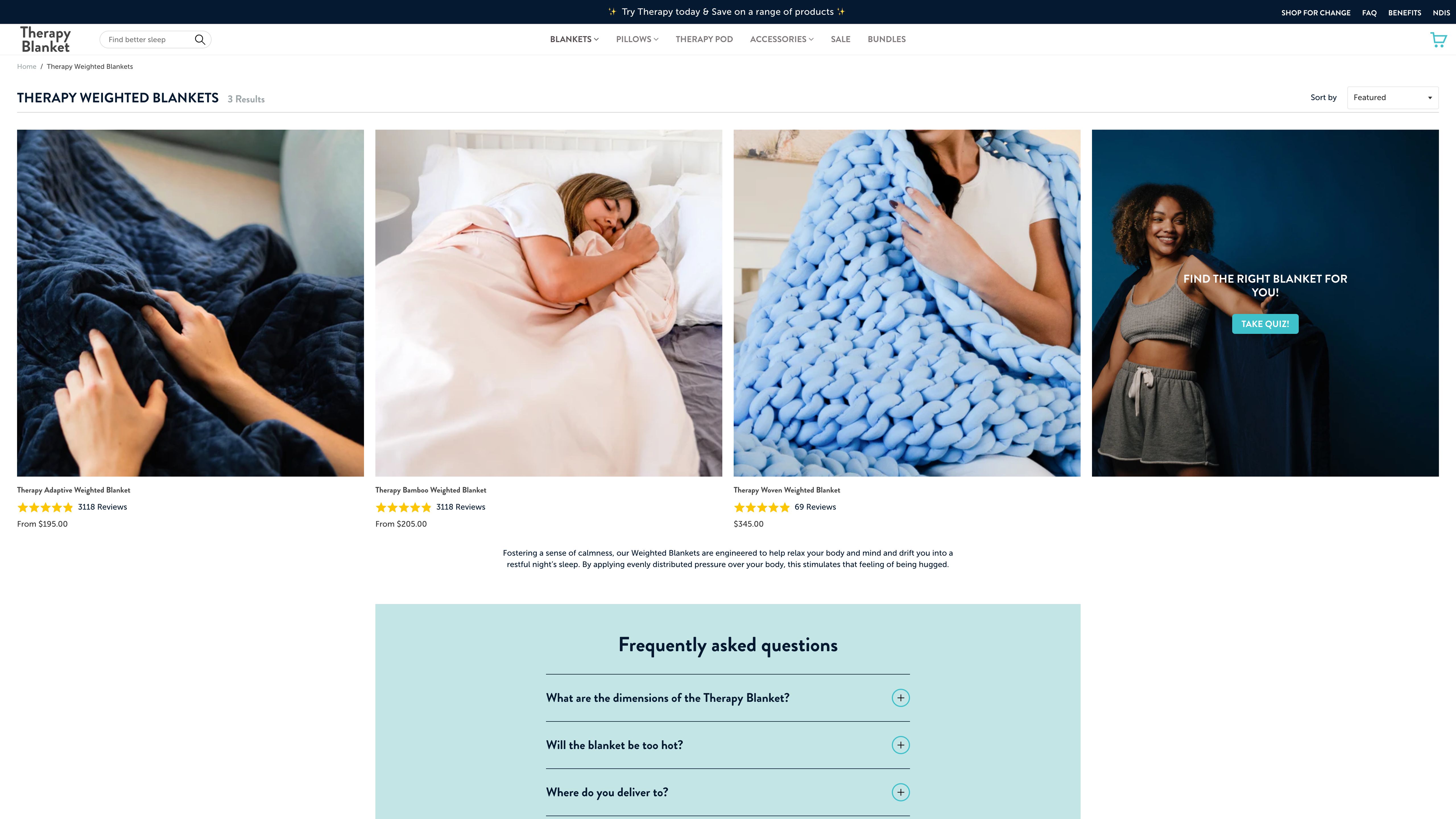 Therapyblanket screenshot 7