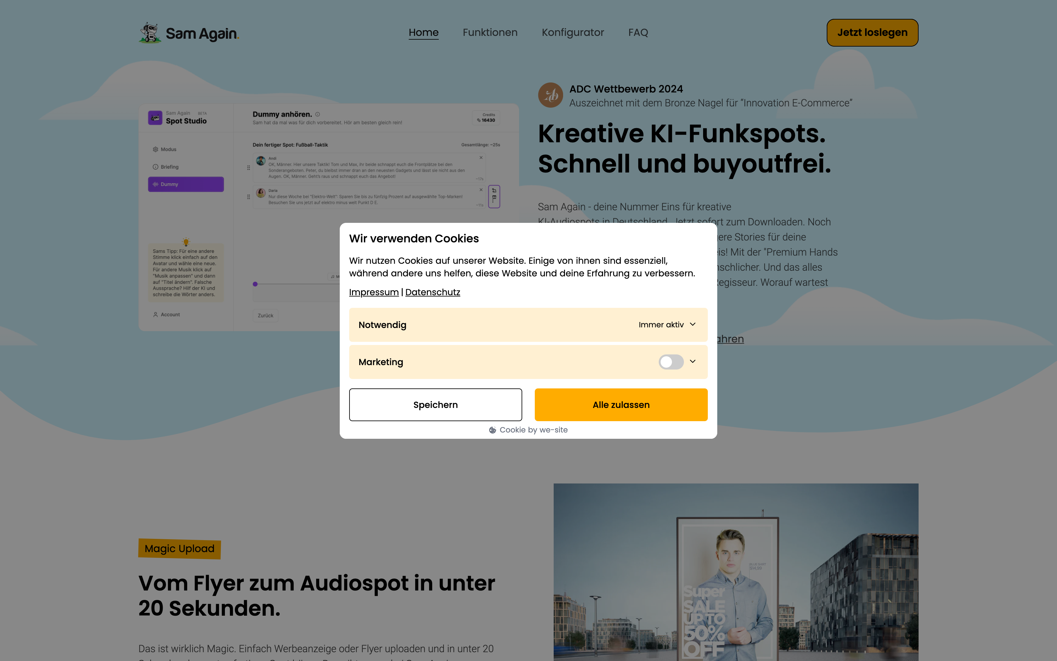 AI Audio-Werbespot Konfigurator in Shopify screenshot 4