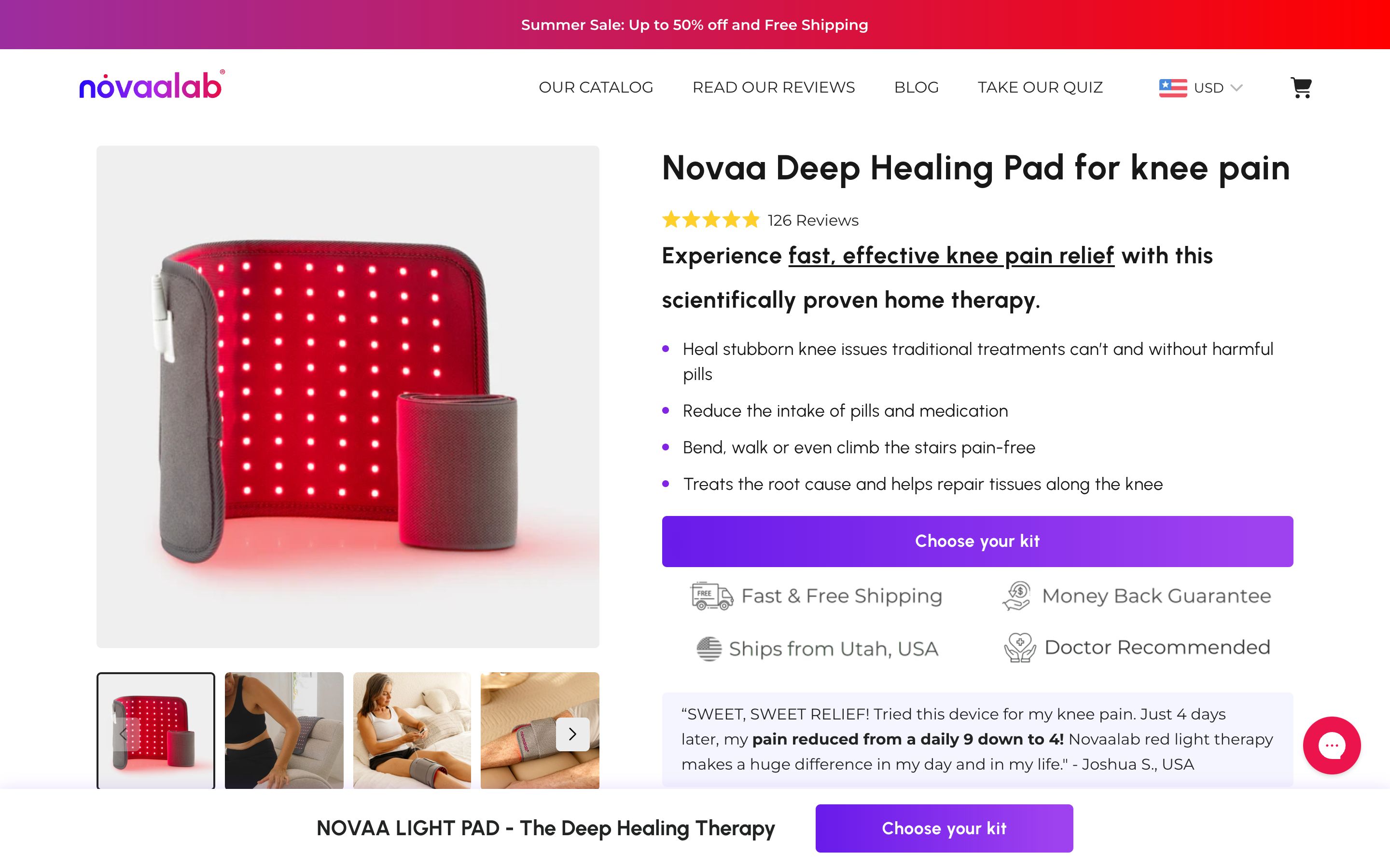 Website Redesign For Novaalab screenshot 2
