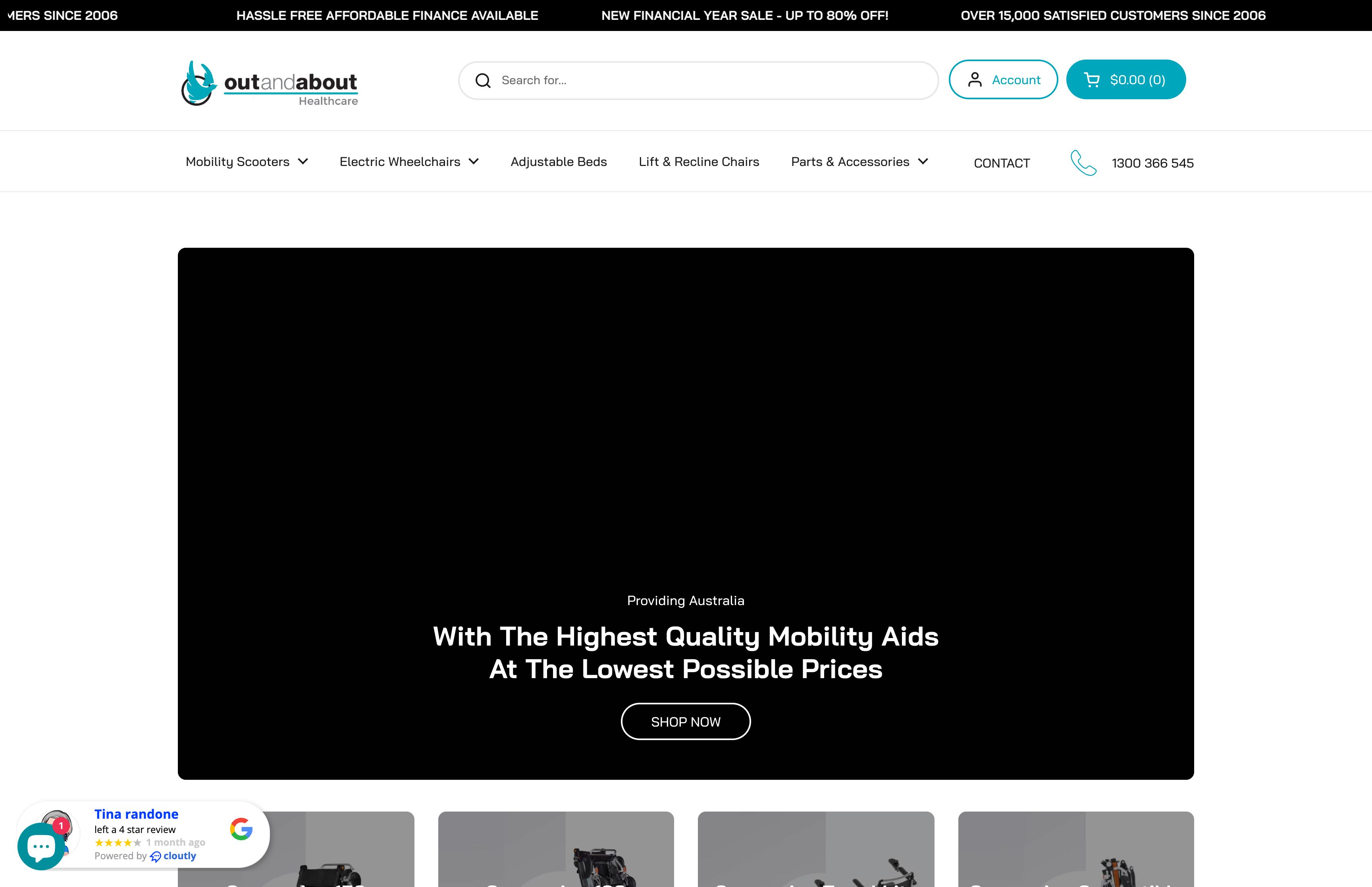 Out & About Healthcare - Woocommerce to Shopify Migraion screenshot