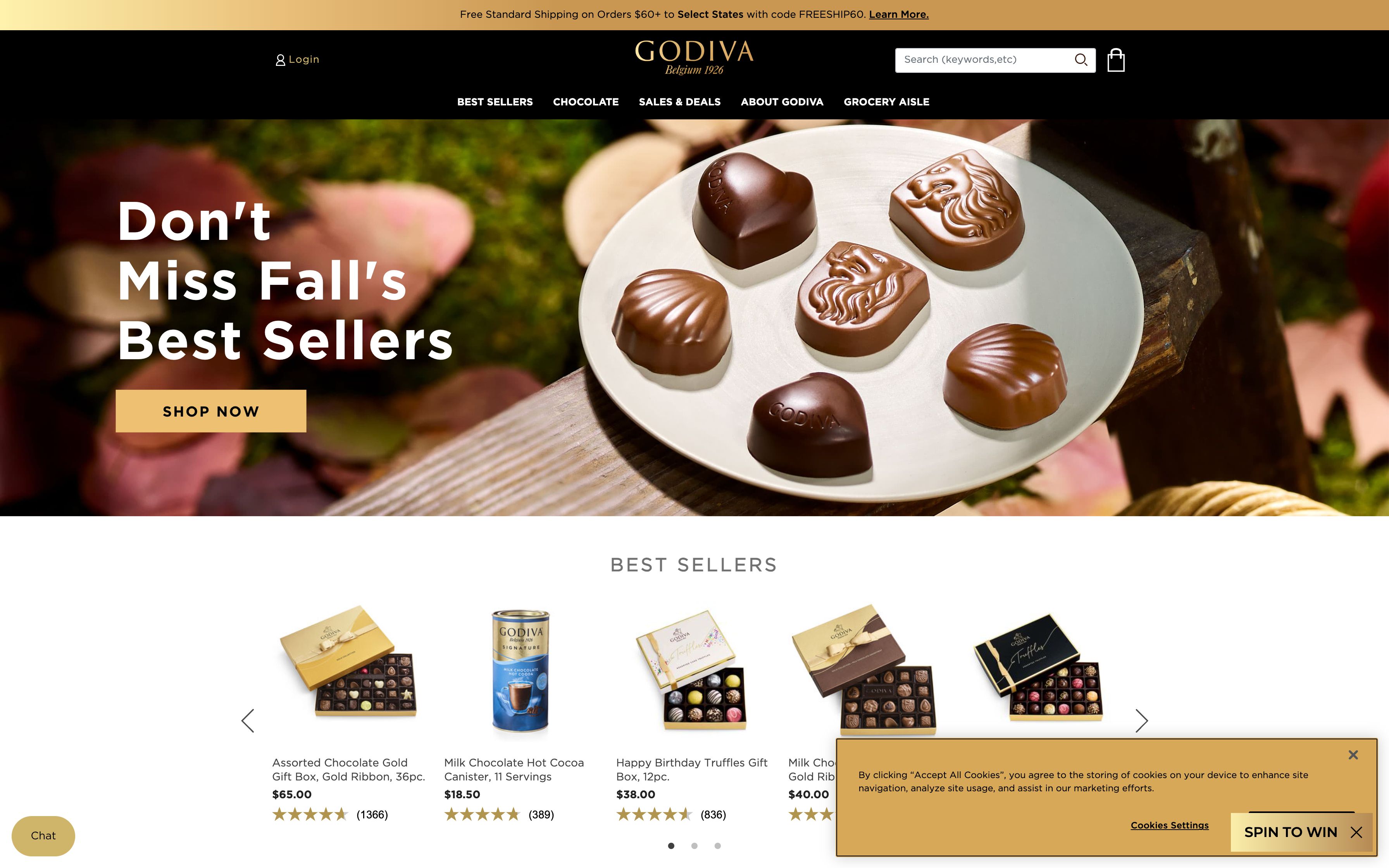 Godiva Chocolatier's Shopify Plus Expansion: A Delightful Online Shopping Experience