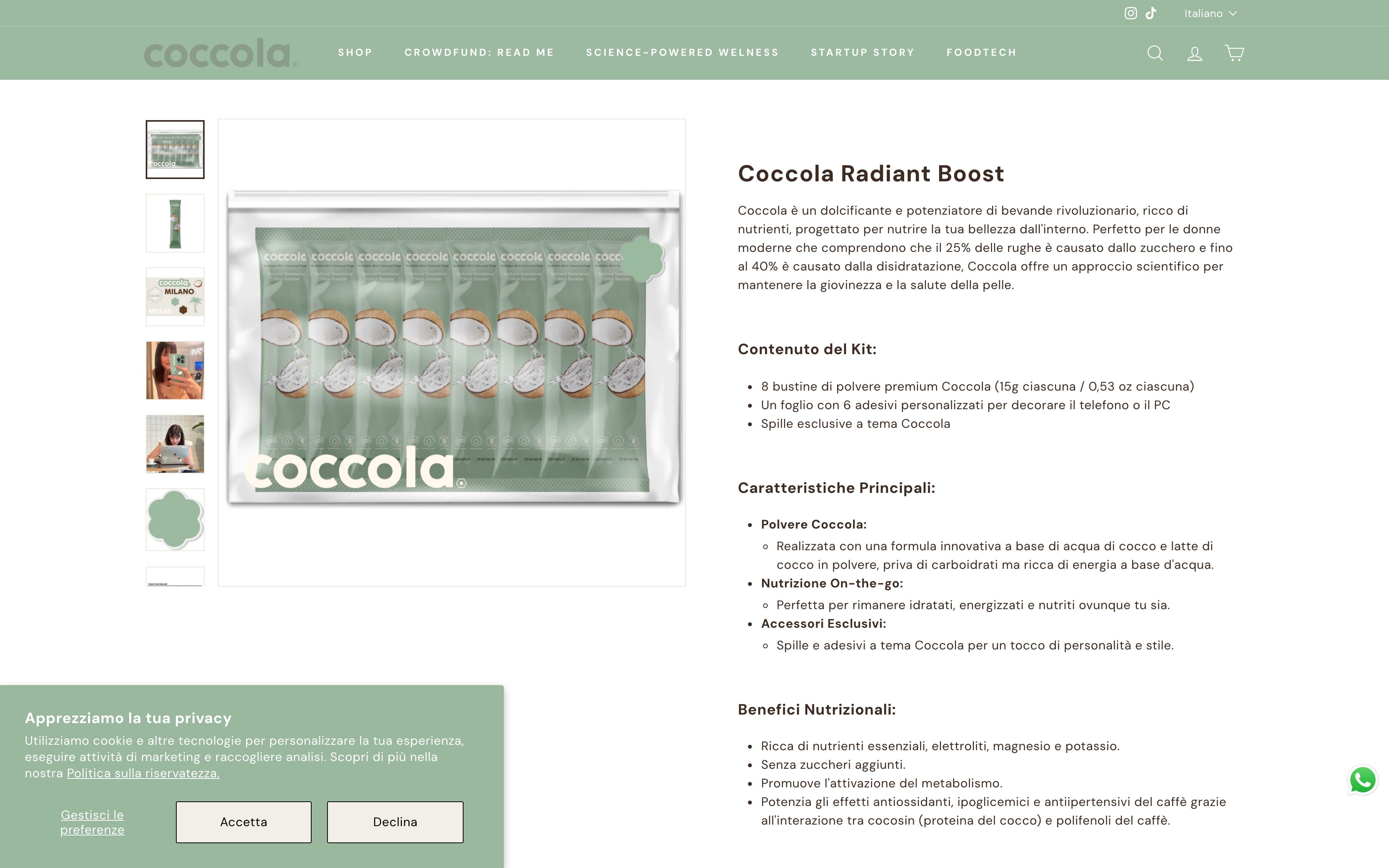 Custom Shopify store develop for Emma screenshot 2