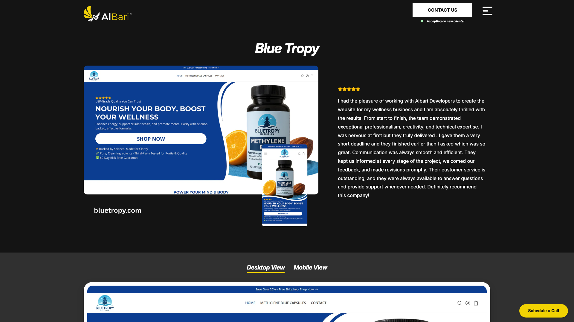 Blue Trophy: Supplement Store Design & Conversion UX