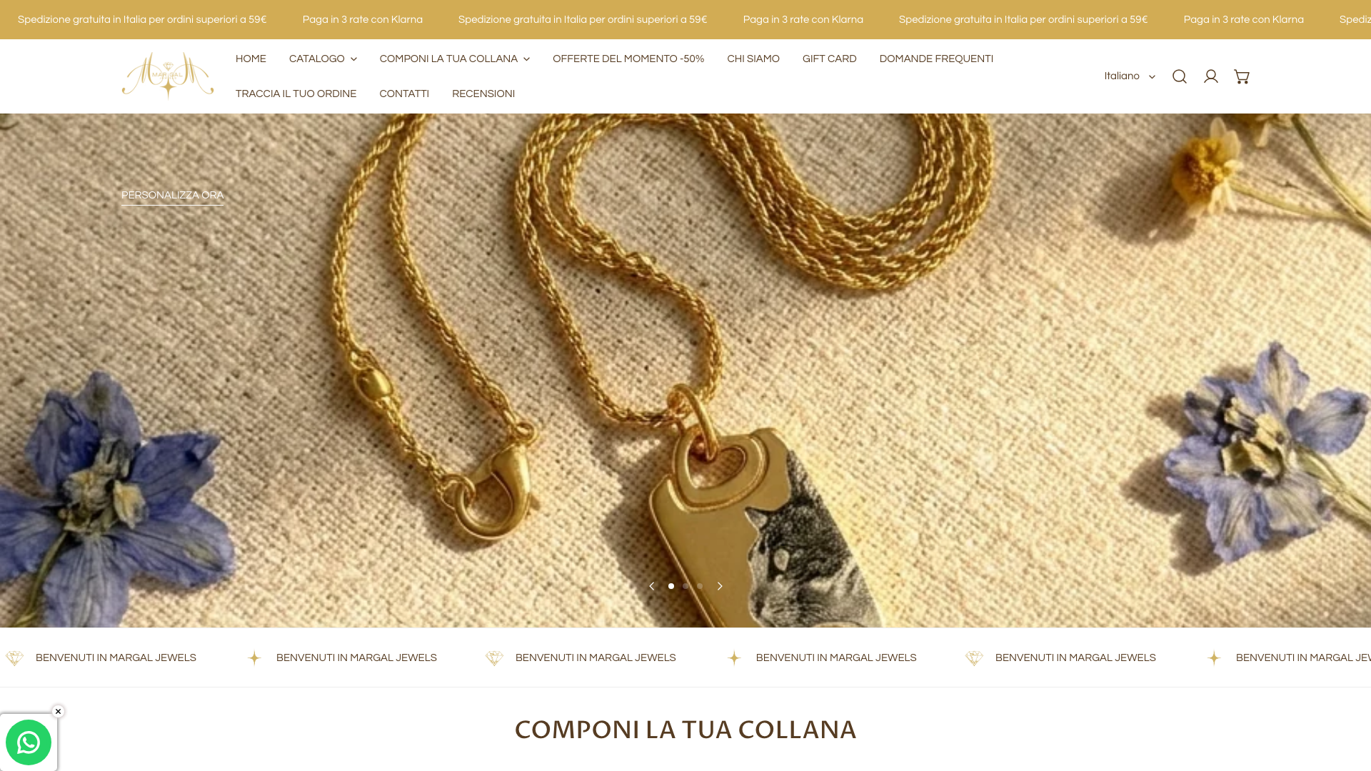 Store example: Margal Jewels