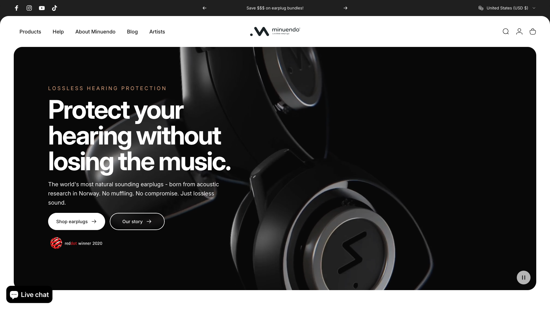 Minuendo | Full Redesign & US Market Optimization