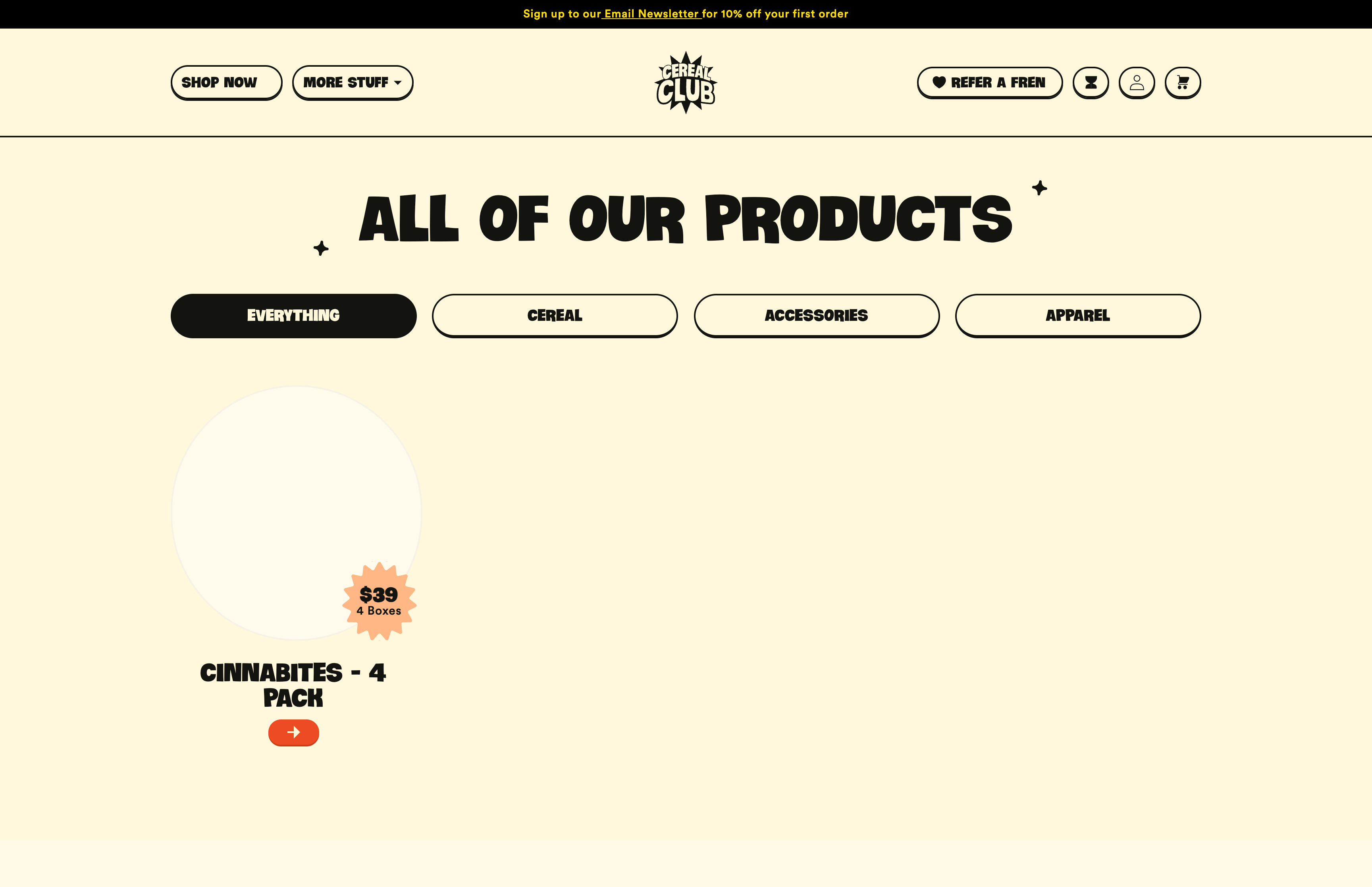 Cerealclub screenshot