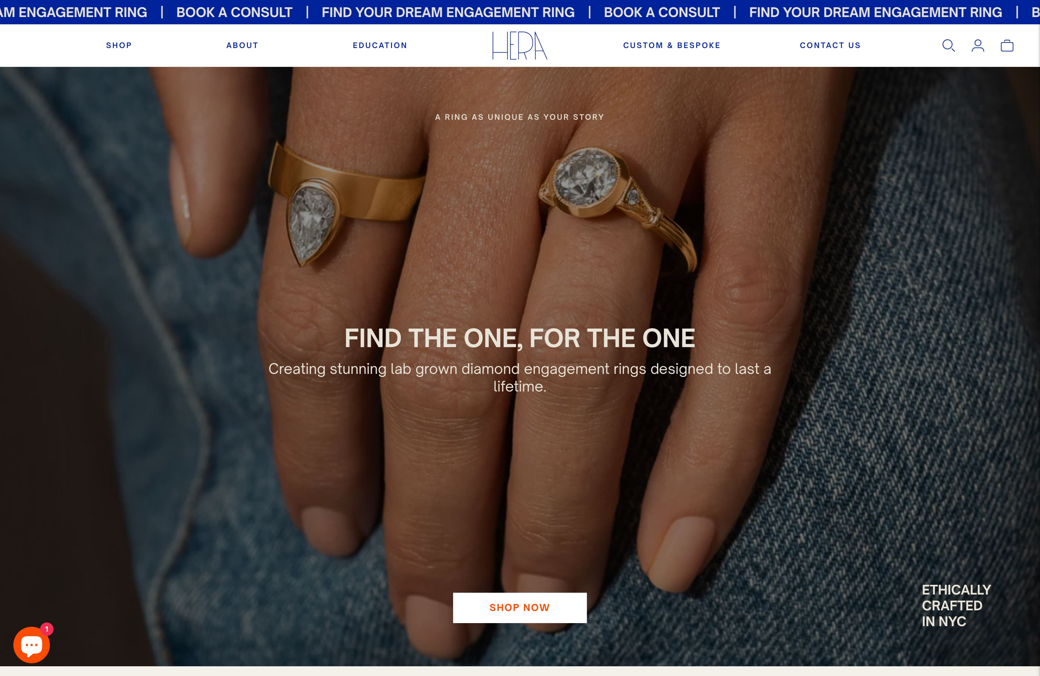 Jewellery Brand website screenshot 4