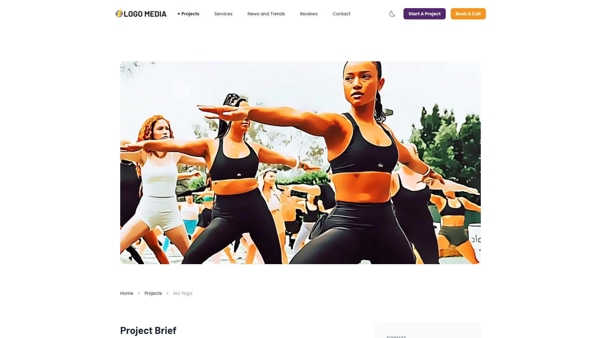 Alo Landing Pages screenshot