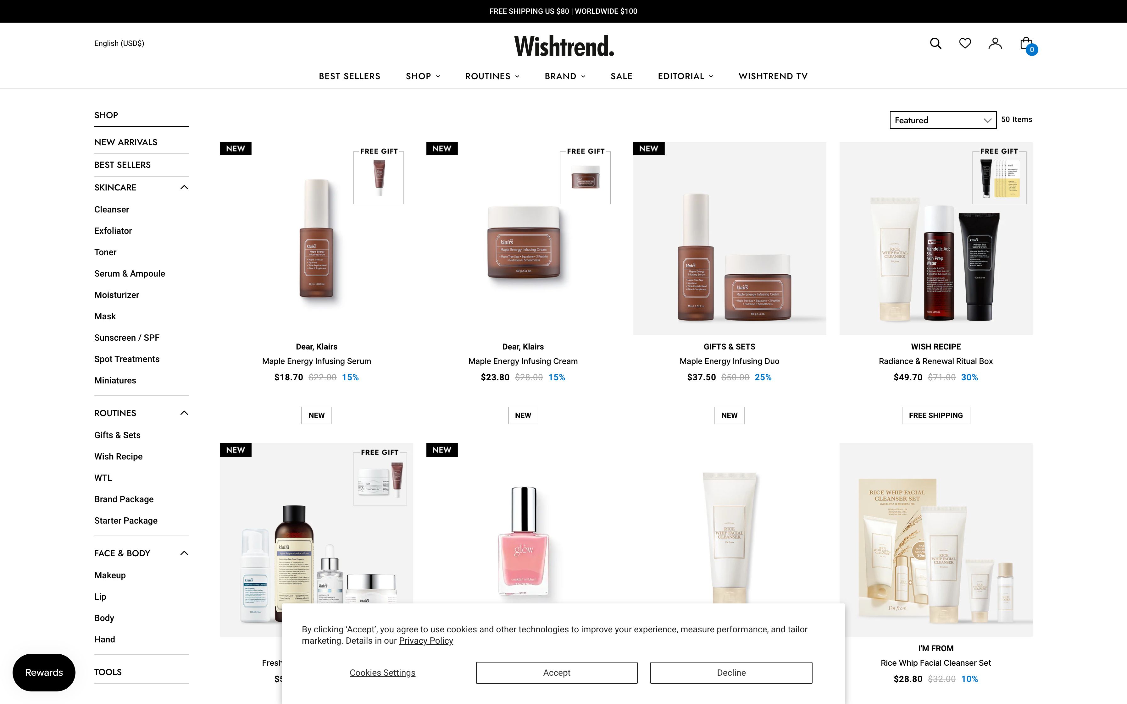 Wishtrend screenshot 2