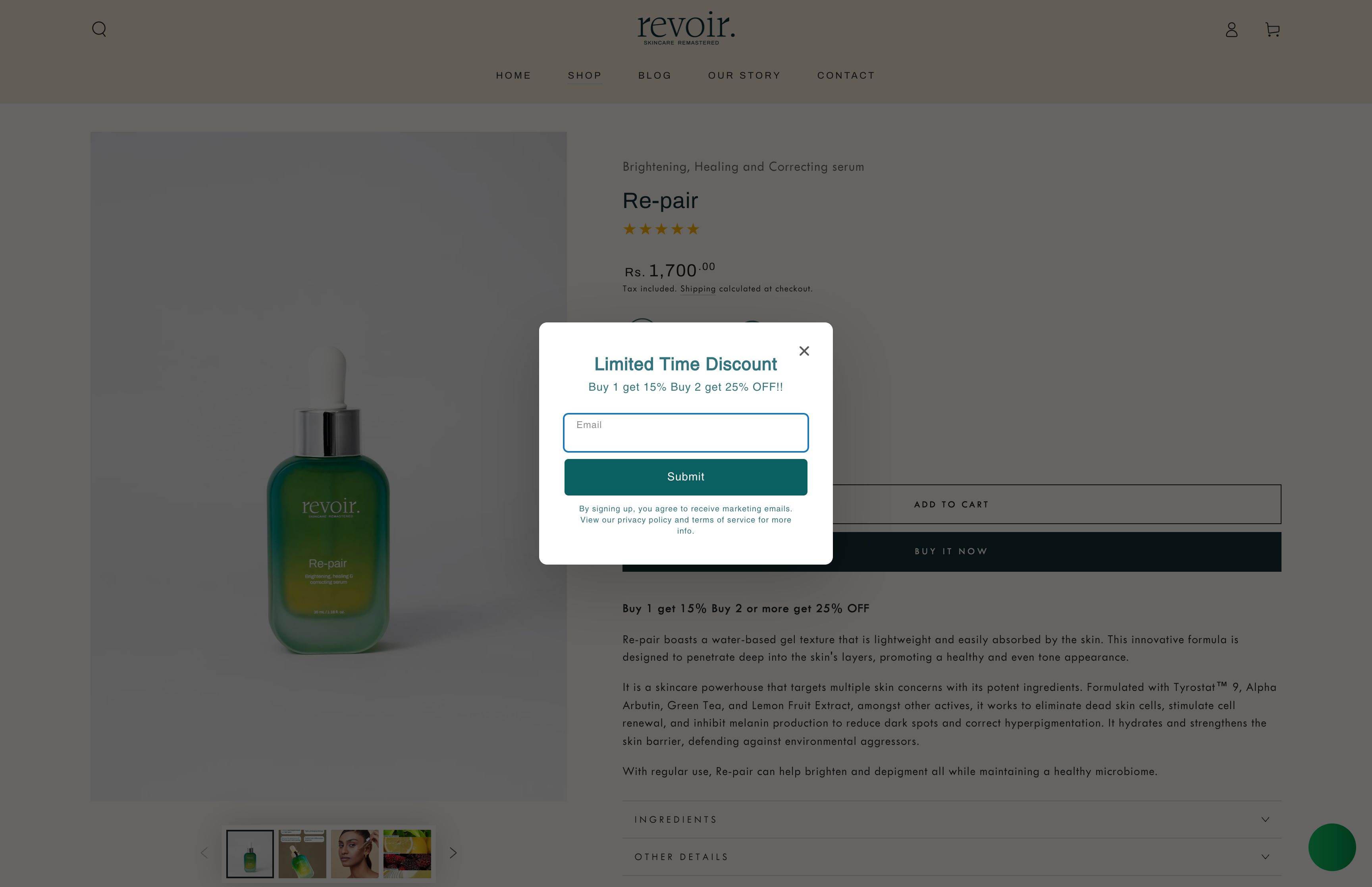 Revoir Skincare screenshot 4