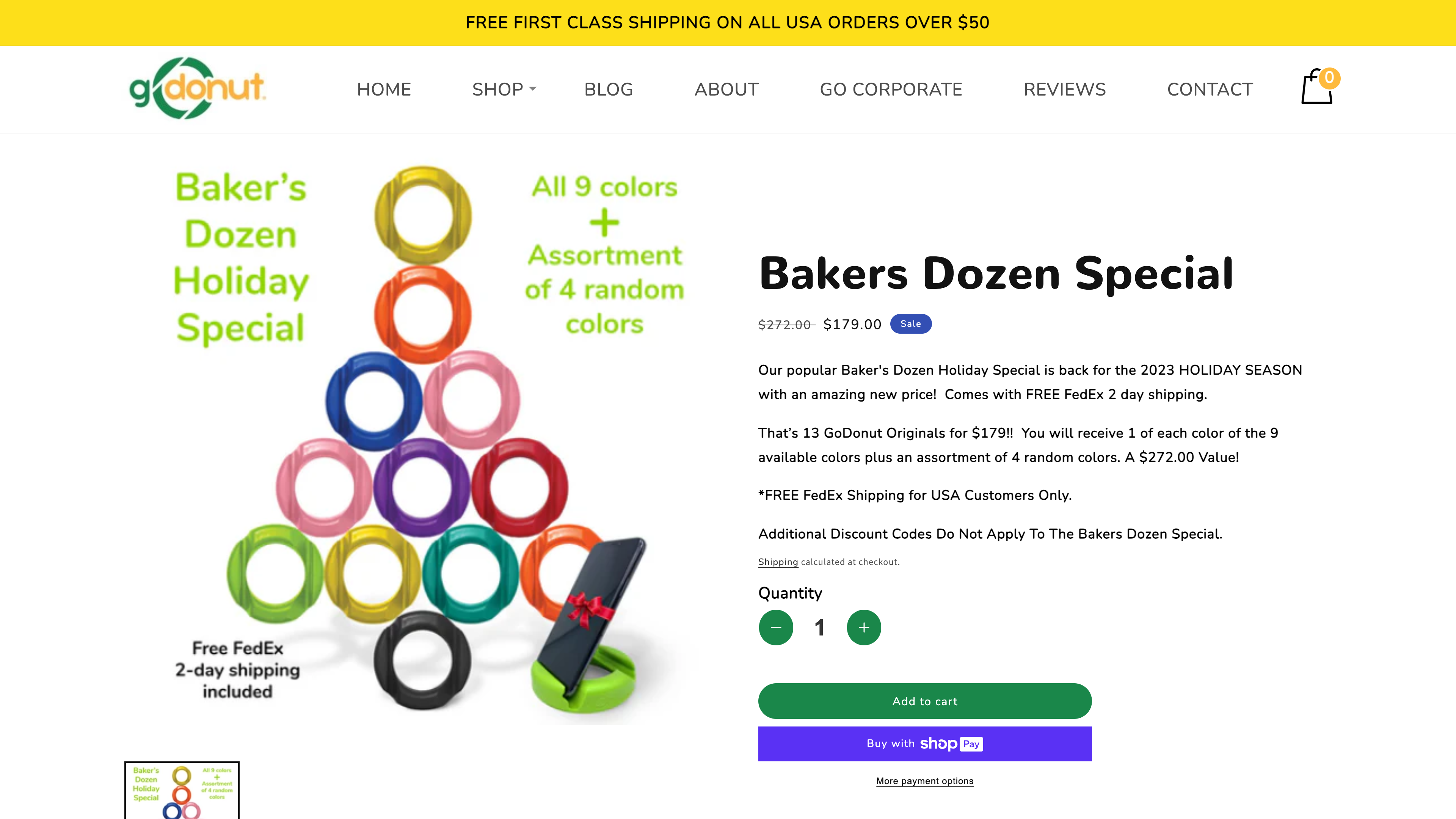 Godonut Custom Shopify Store screenshot 5