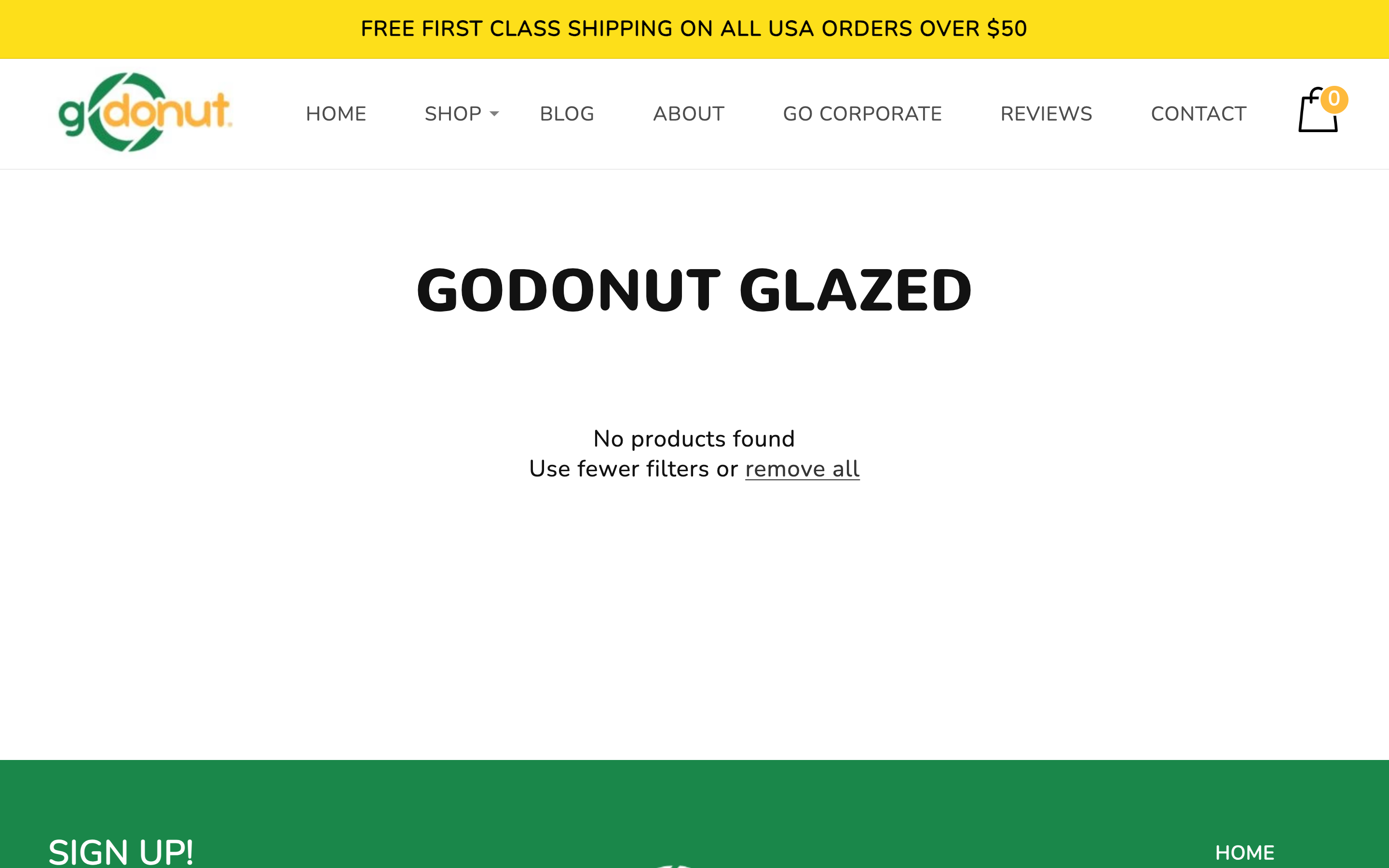 Godonut Custom Shopify Store screenshot