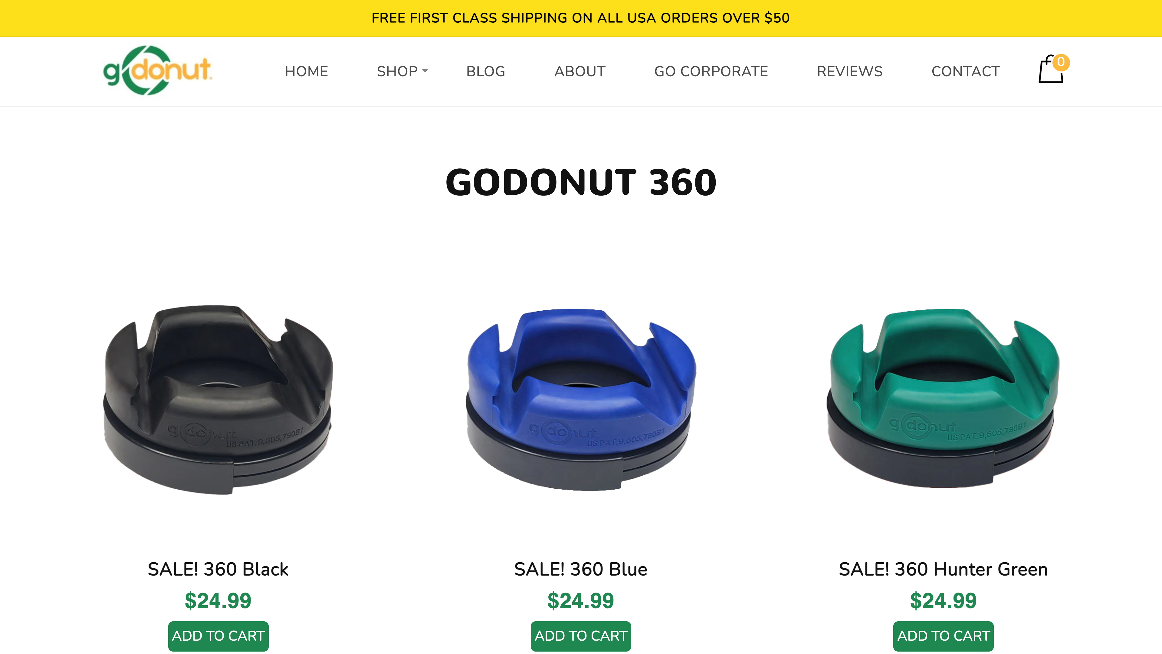 Godonut Custom Shopify Store screenshot 2