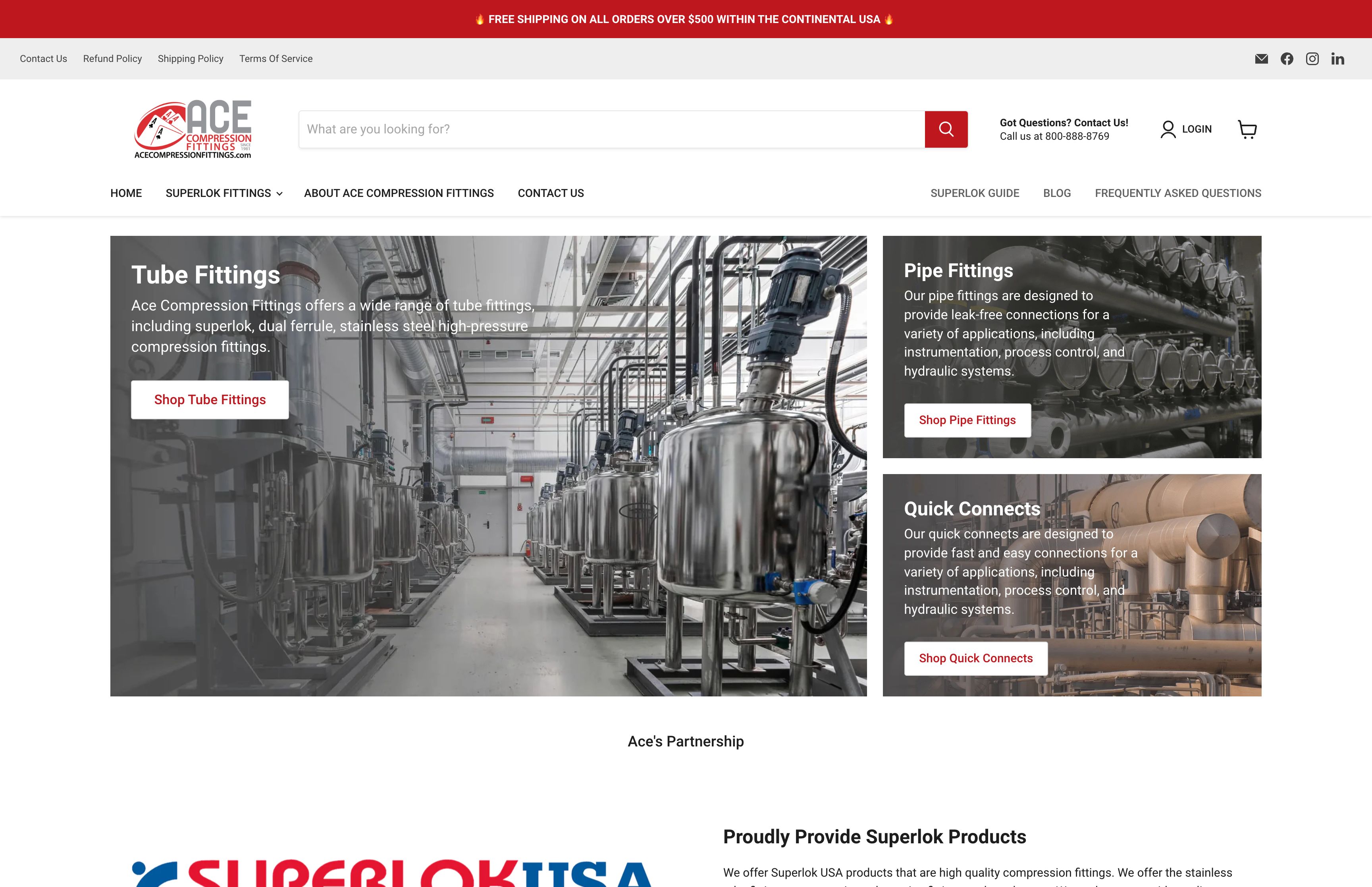 Ace Compression Fittings screenshot 5