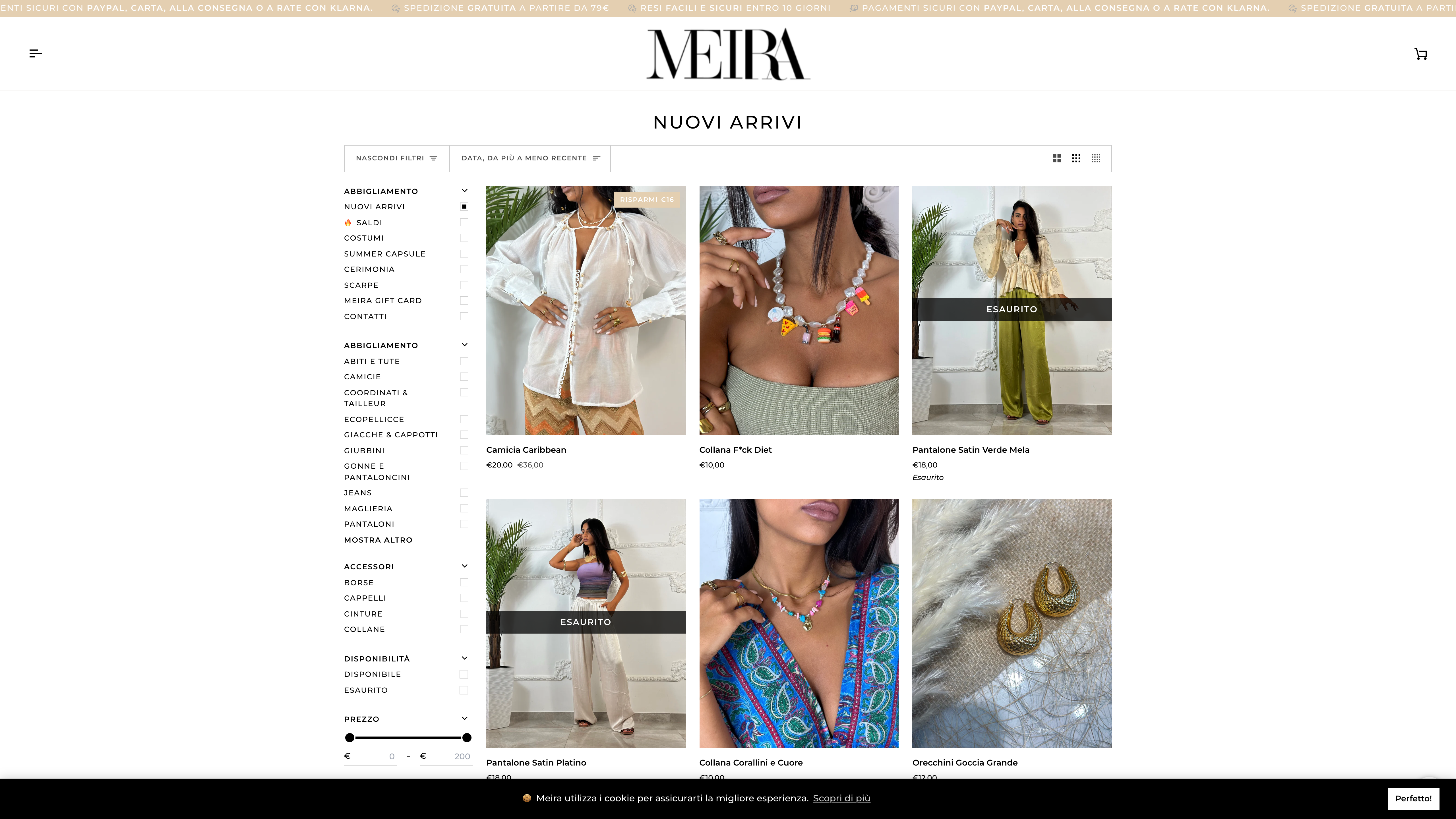 Meira Store screenshot