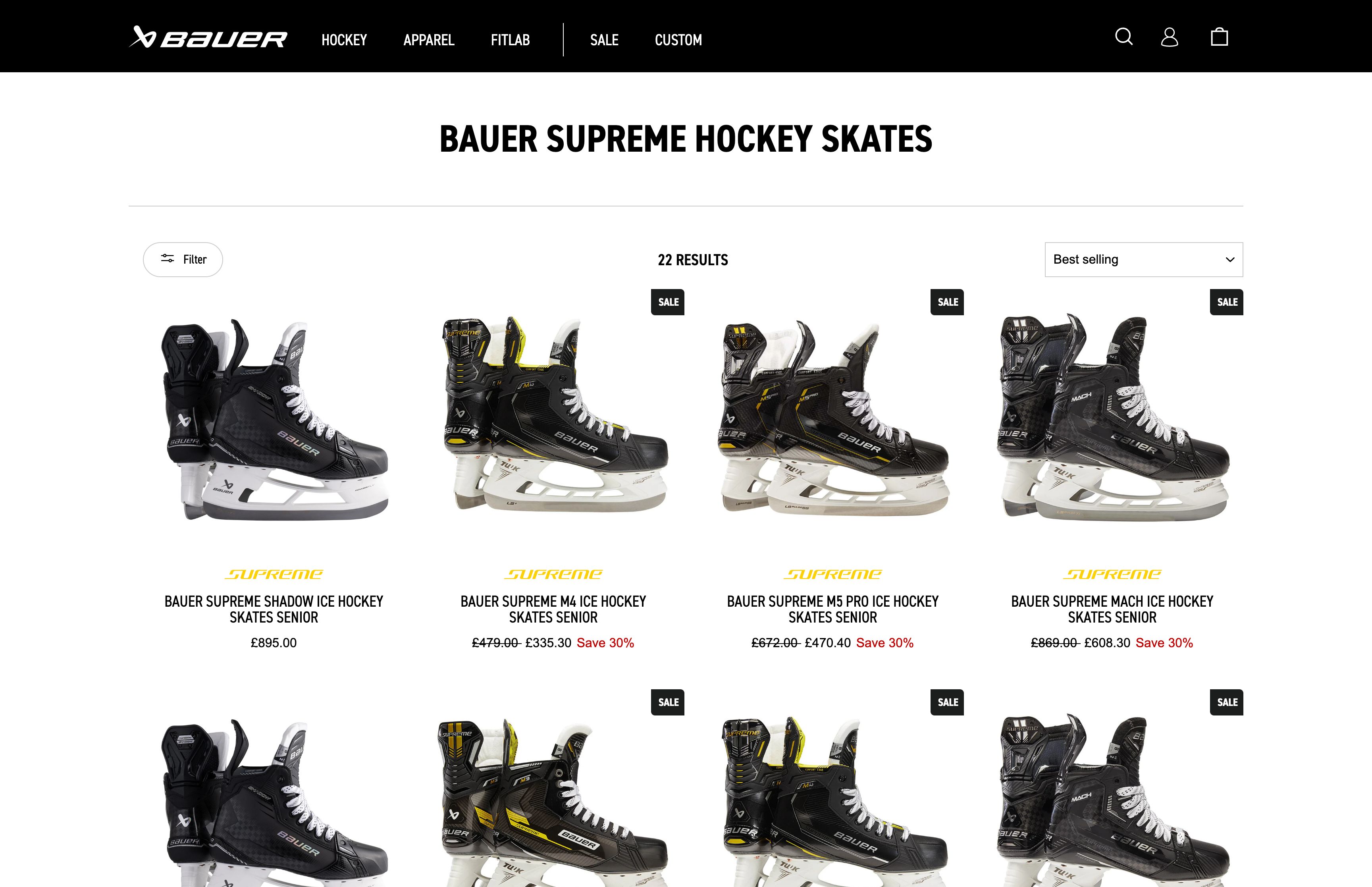 Bauer Hockey screenshot 4