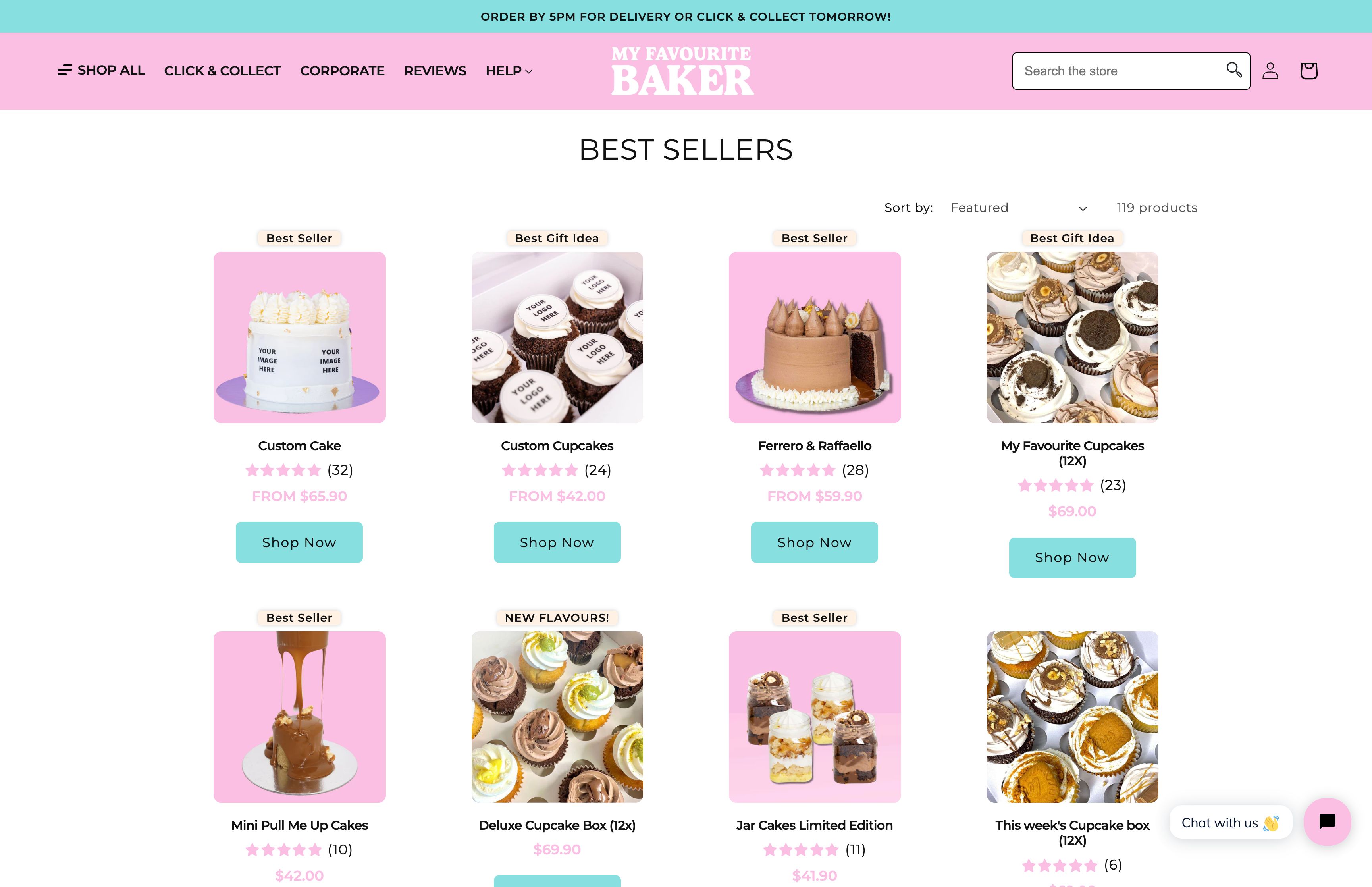 WWW.MYFAVOURITEBAKER.COM.AU screenshot