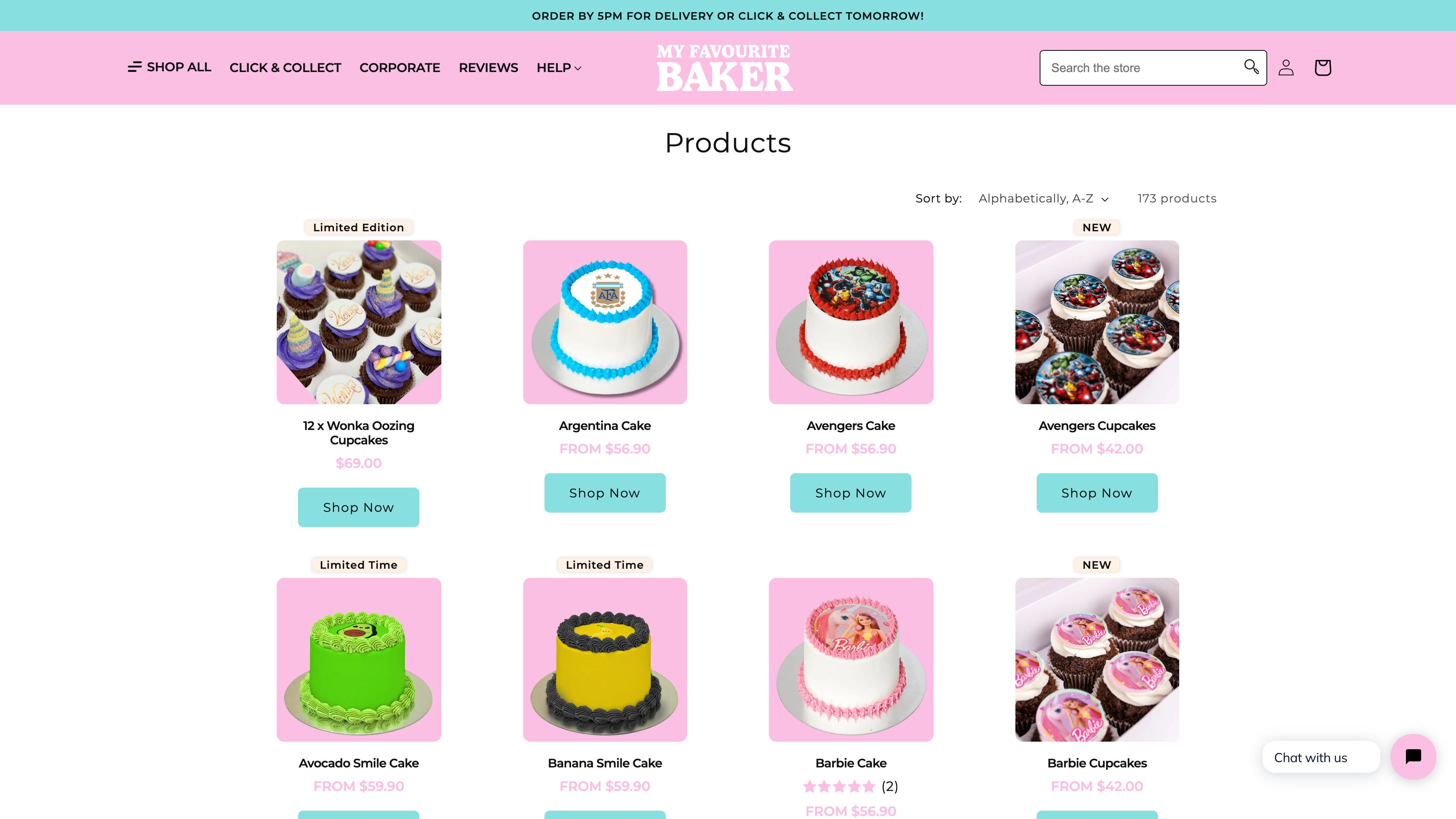 WWW.MYFAVOURITEBAKER.COM.AU screenshot 2