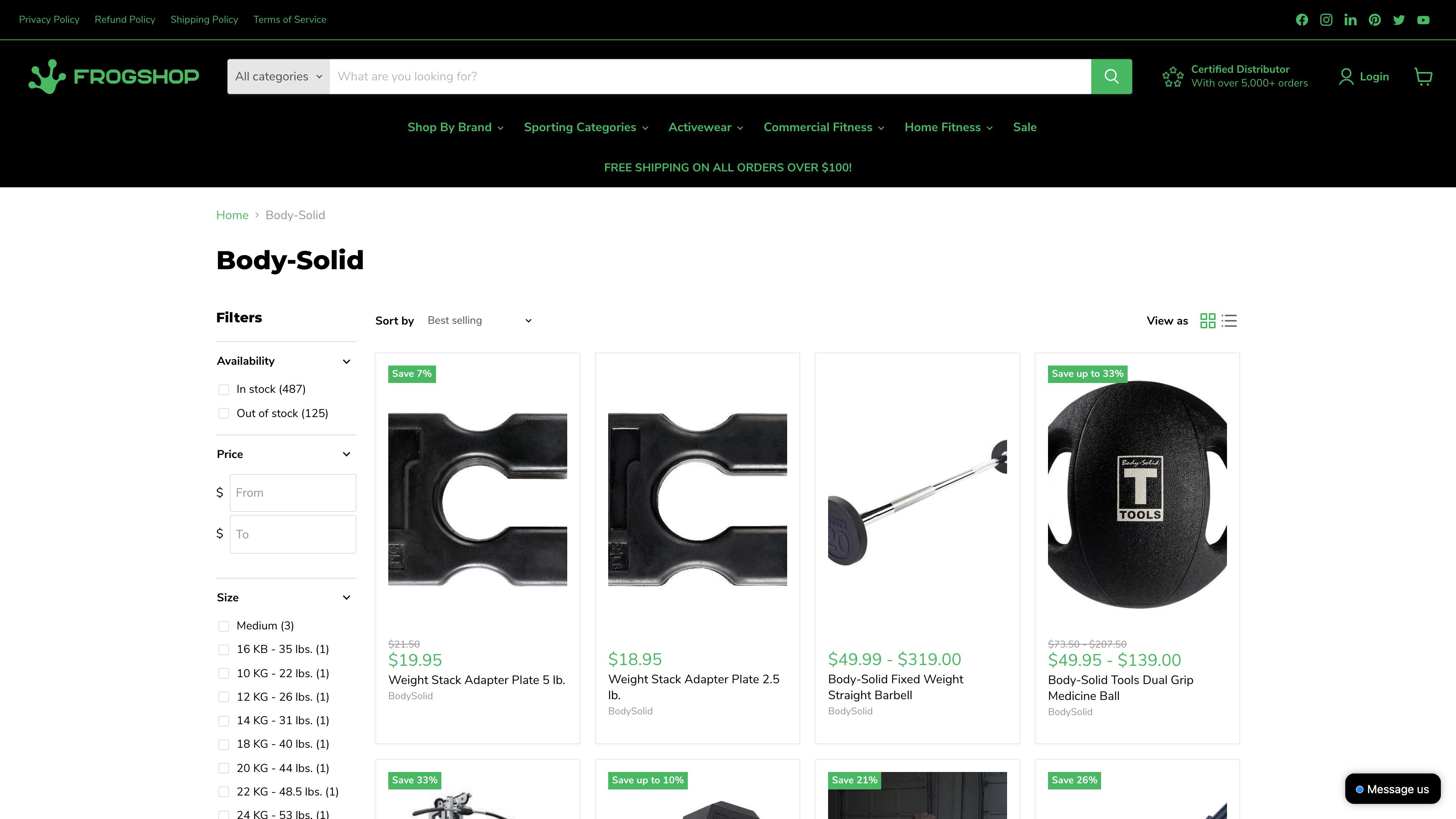 FrogShopFitness screenshot 3
