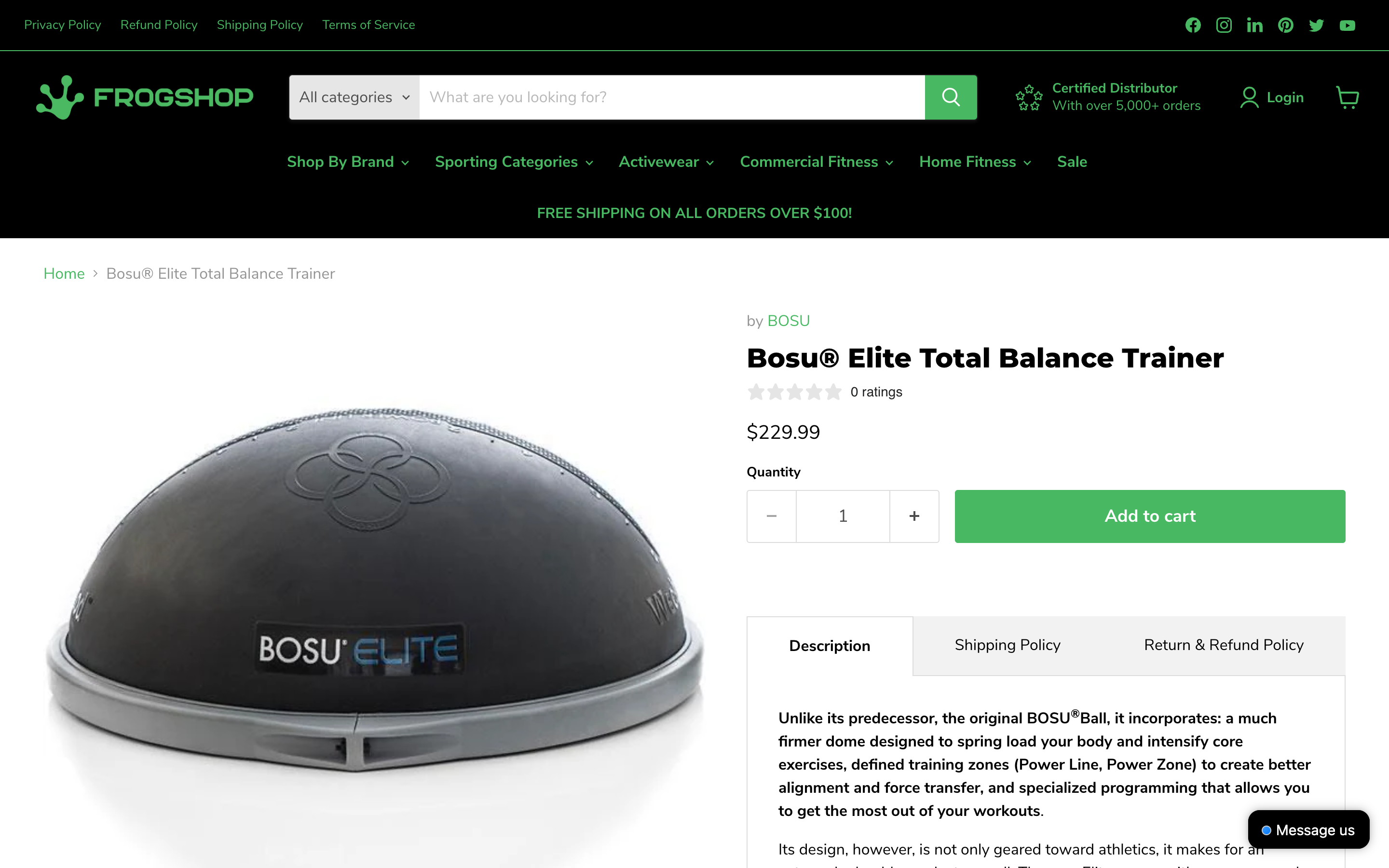 FrogShopFitness screenshot 4