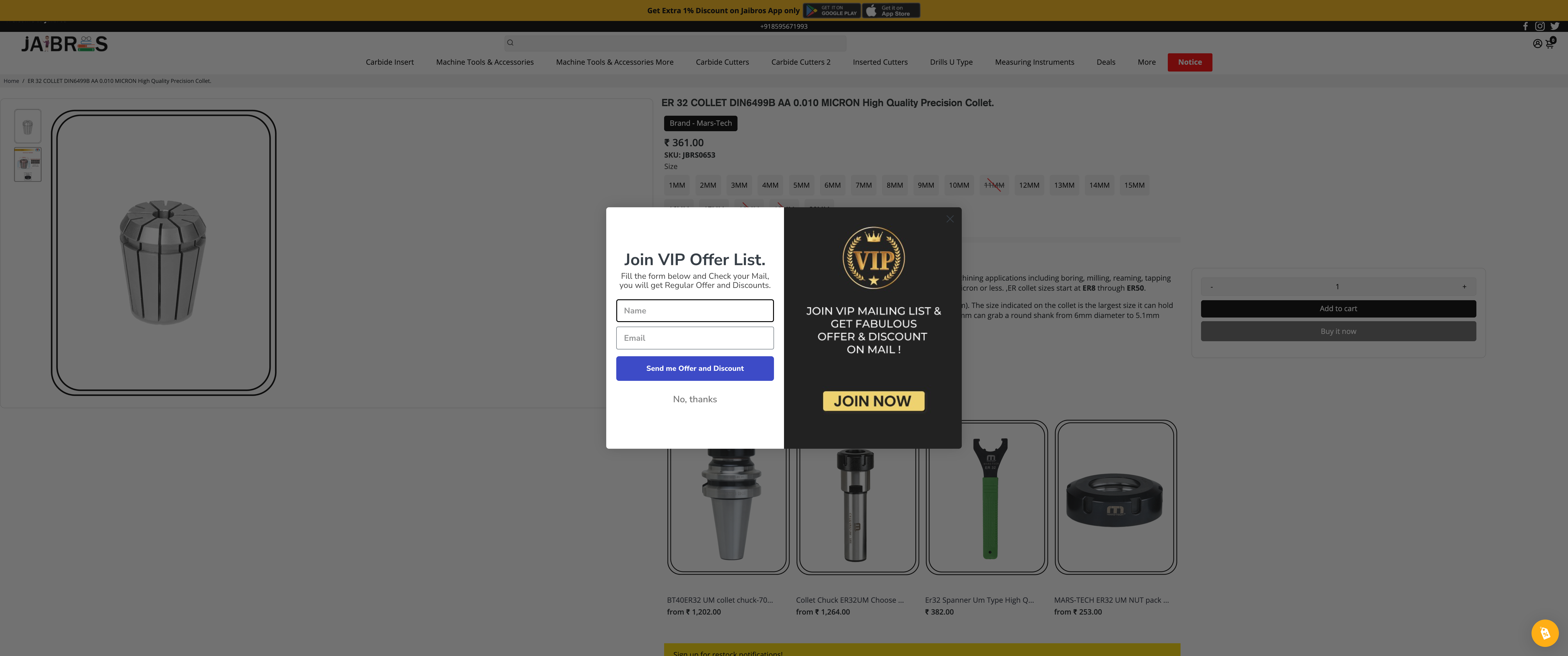 Jaibros - CNC Machine Tools Store in India screenshot 4