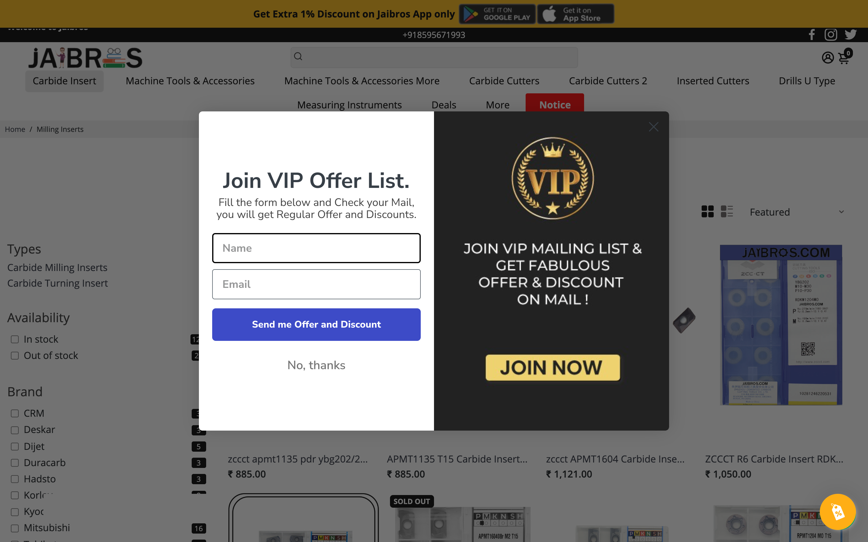 Jaibros - CNC Machine Tools Store in India screenshot 5