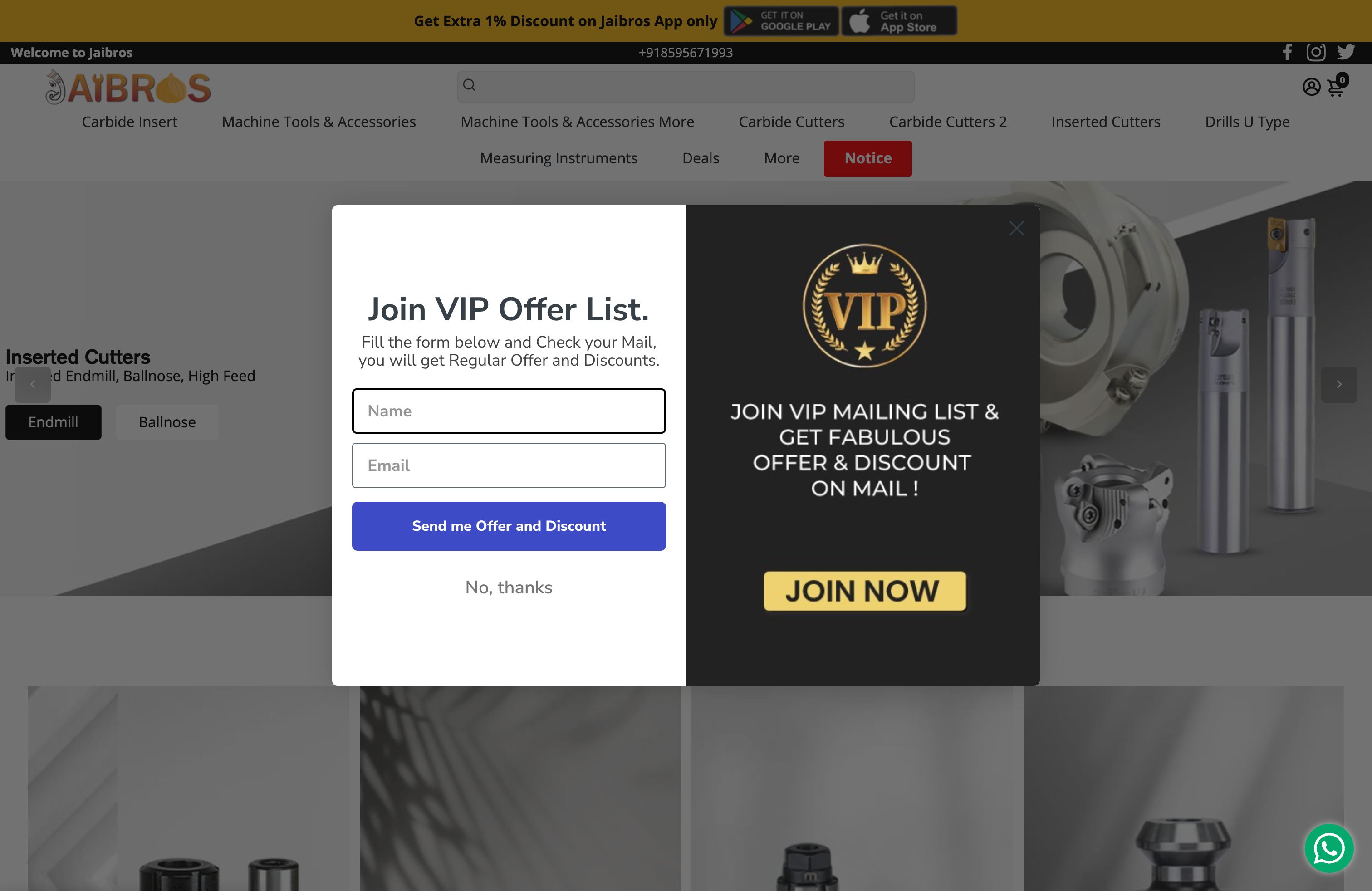 Jaibros - CNC Machine Tools Store in India screenshot 6