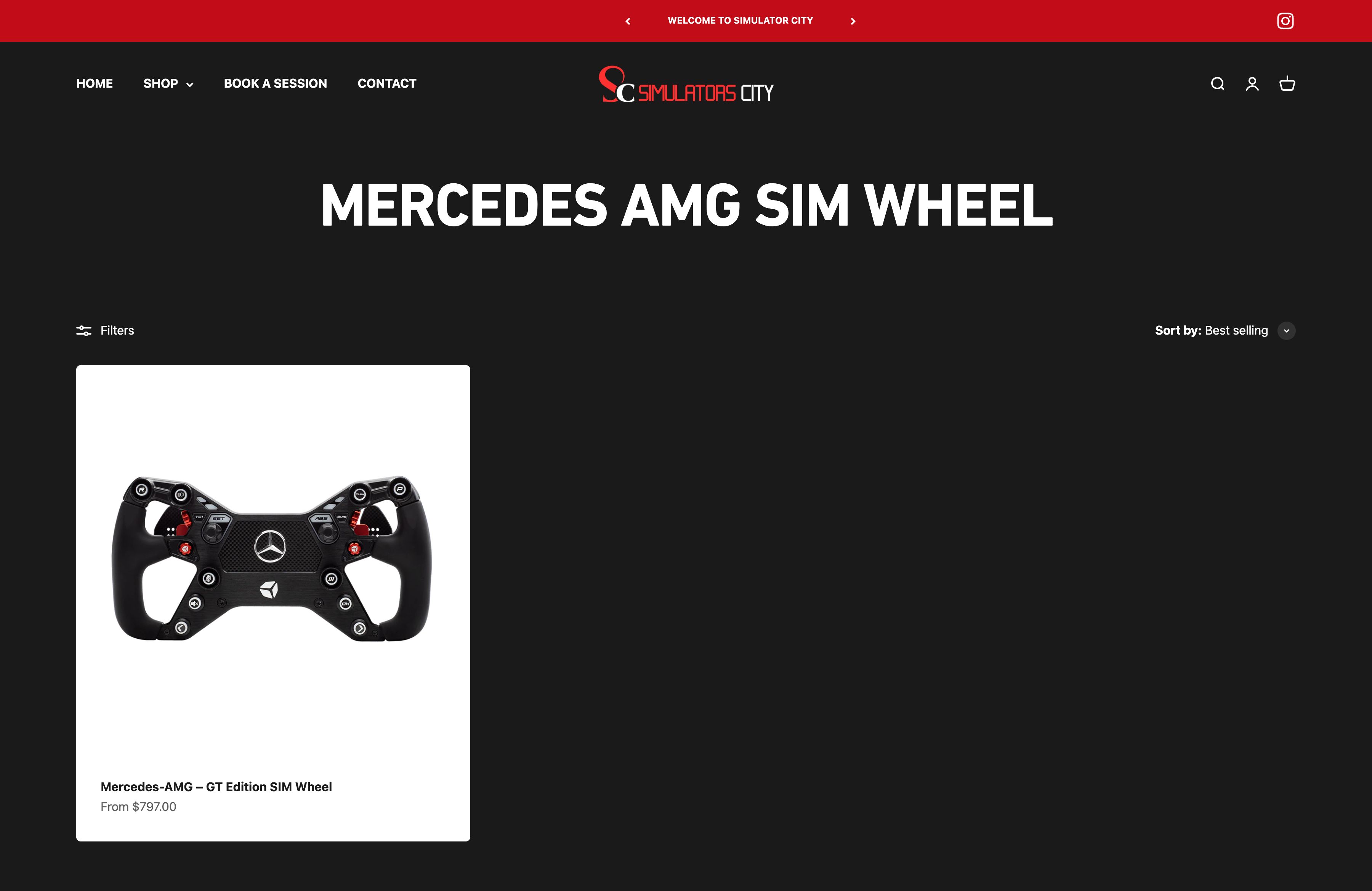 Simulator City Website Development screenshot 5