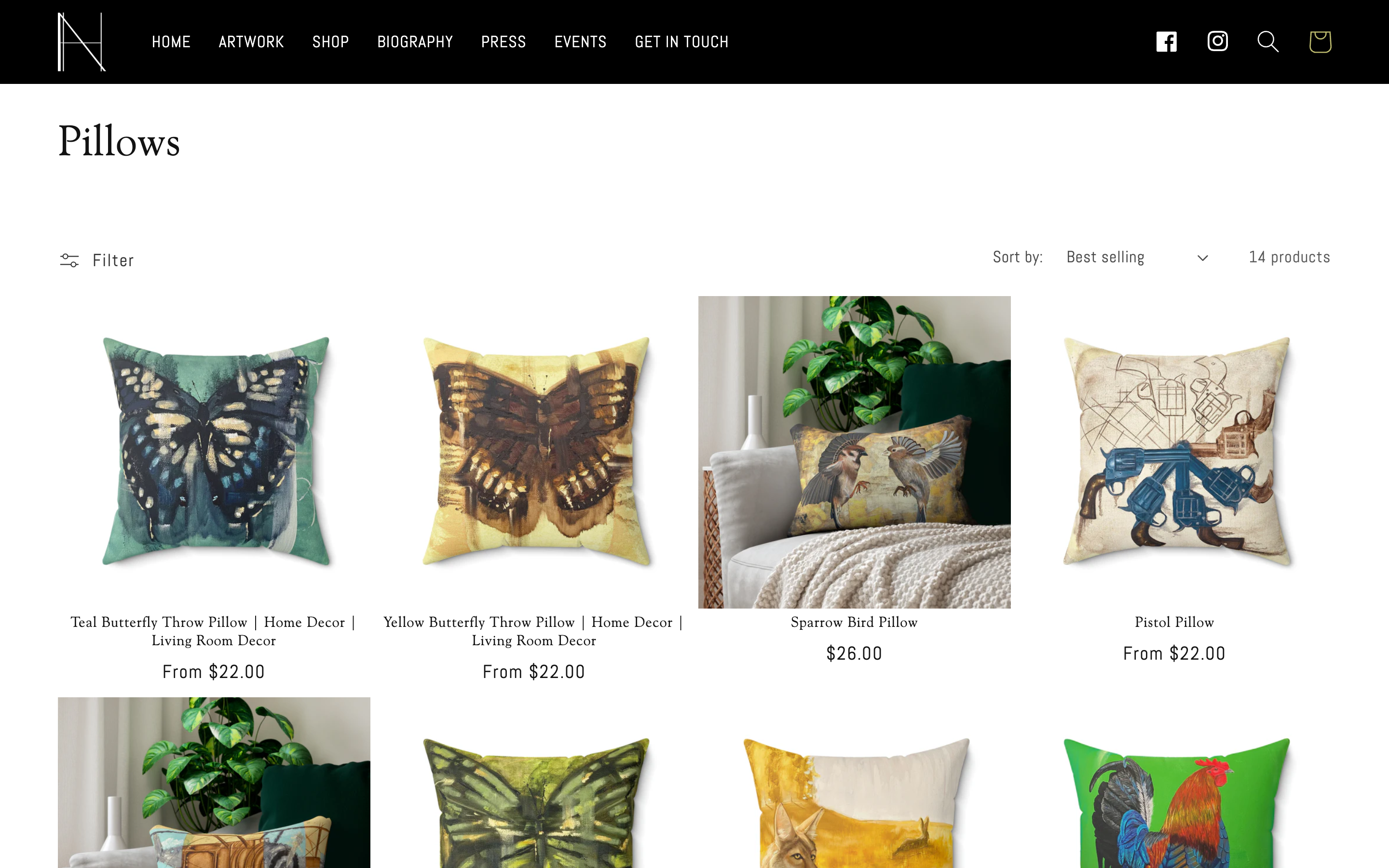 Alexandra Hansen Art screenshot 2