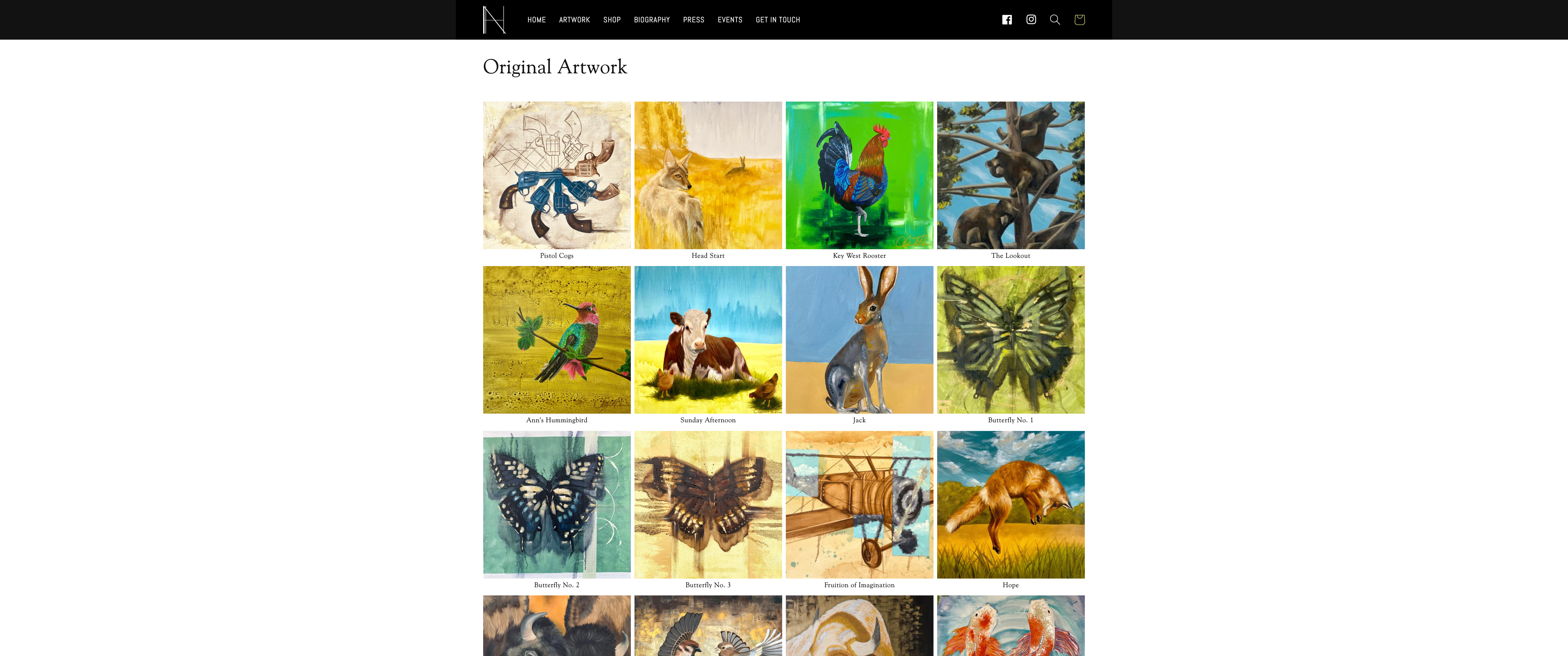 Alexandra Hansen Art screenshot