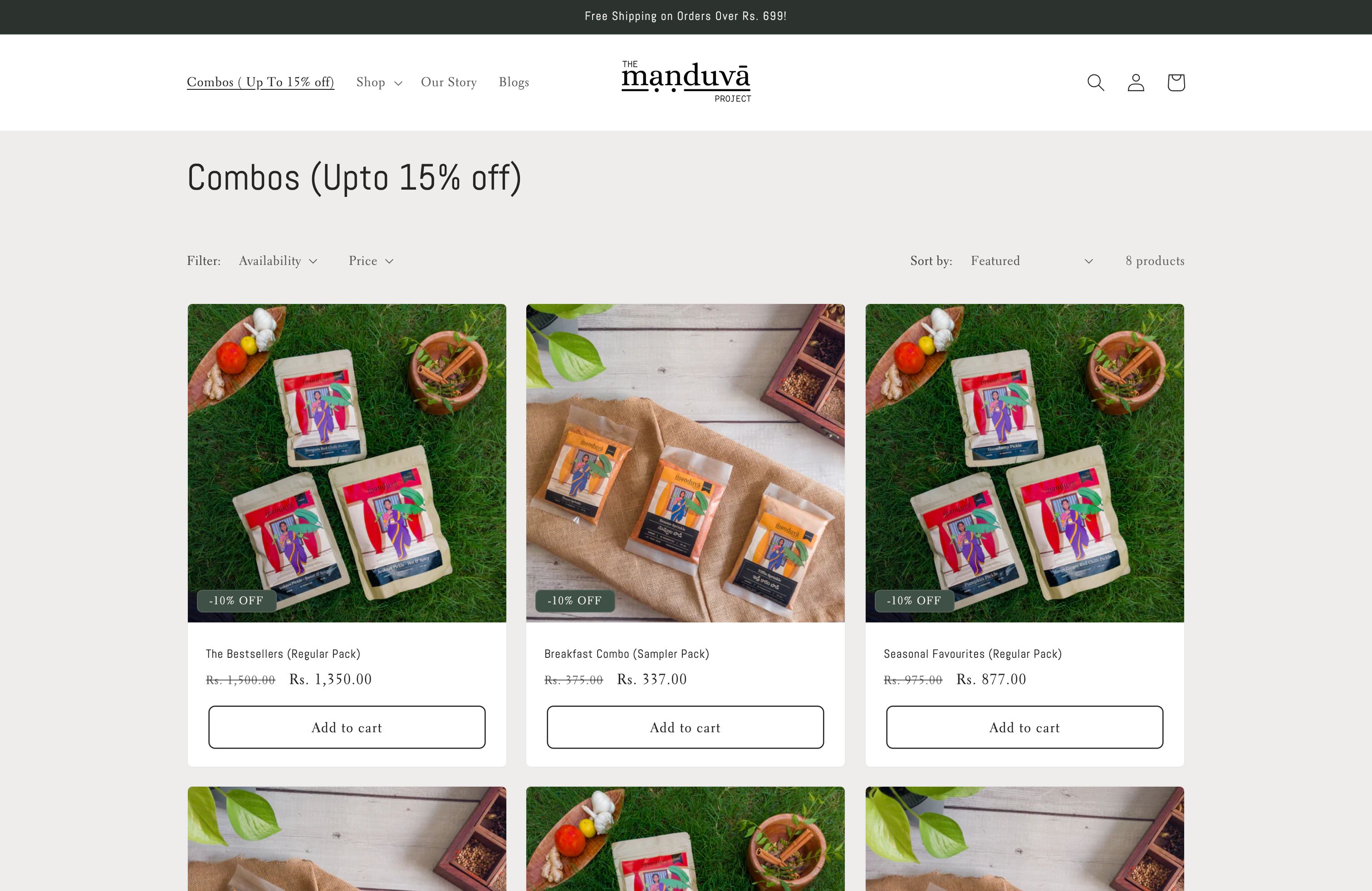 Digital Marketing + Website for The Manduva Project screenshot 4