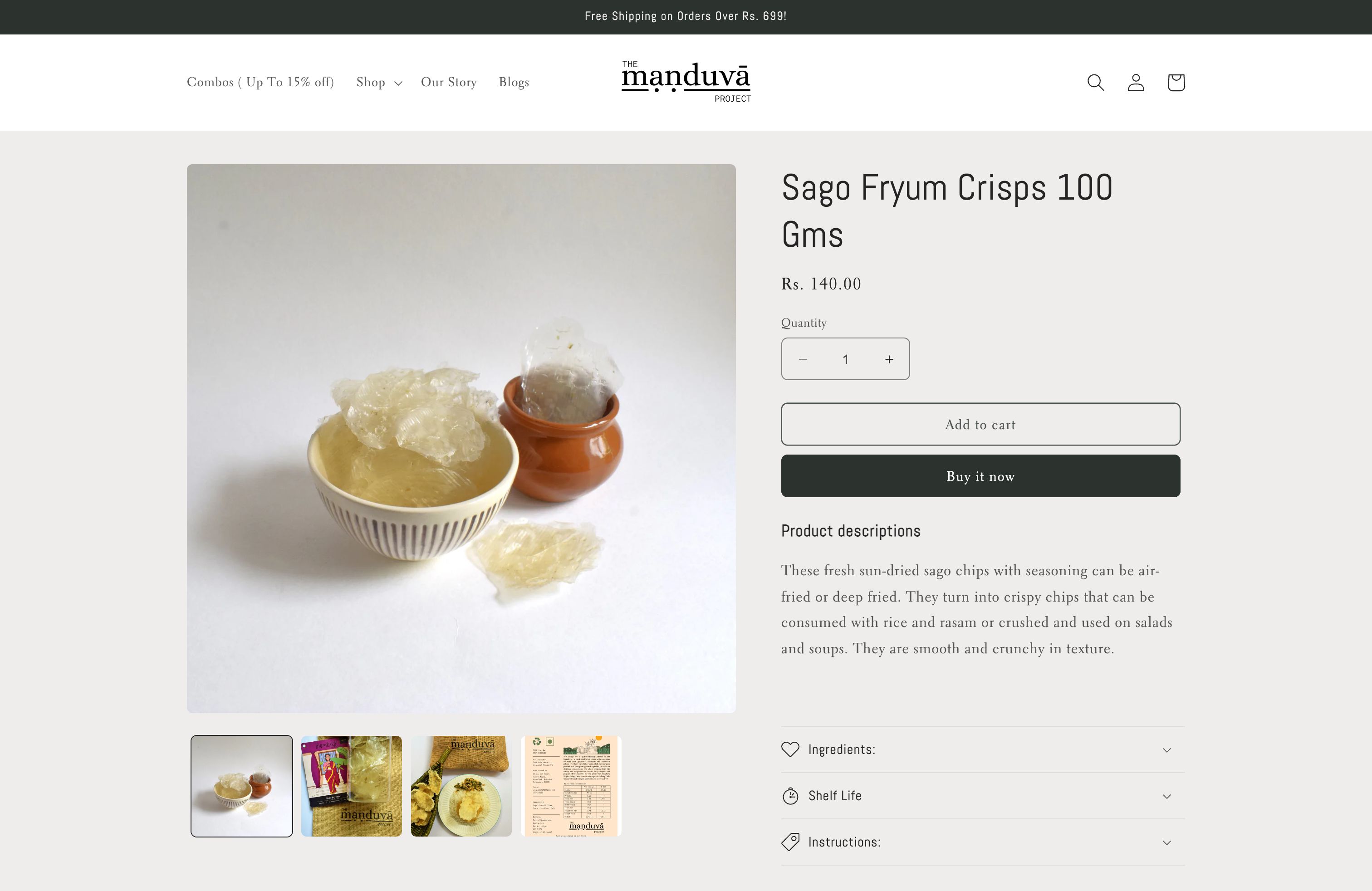 Digital Marketing + Website for The Manduva Project screenshot 3