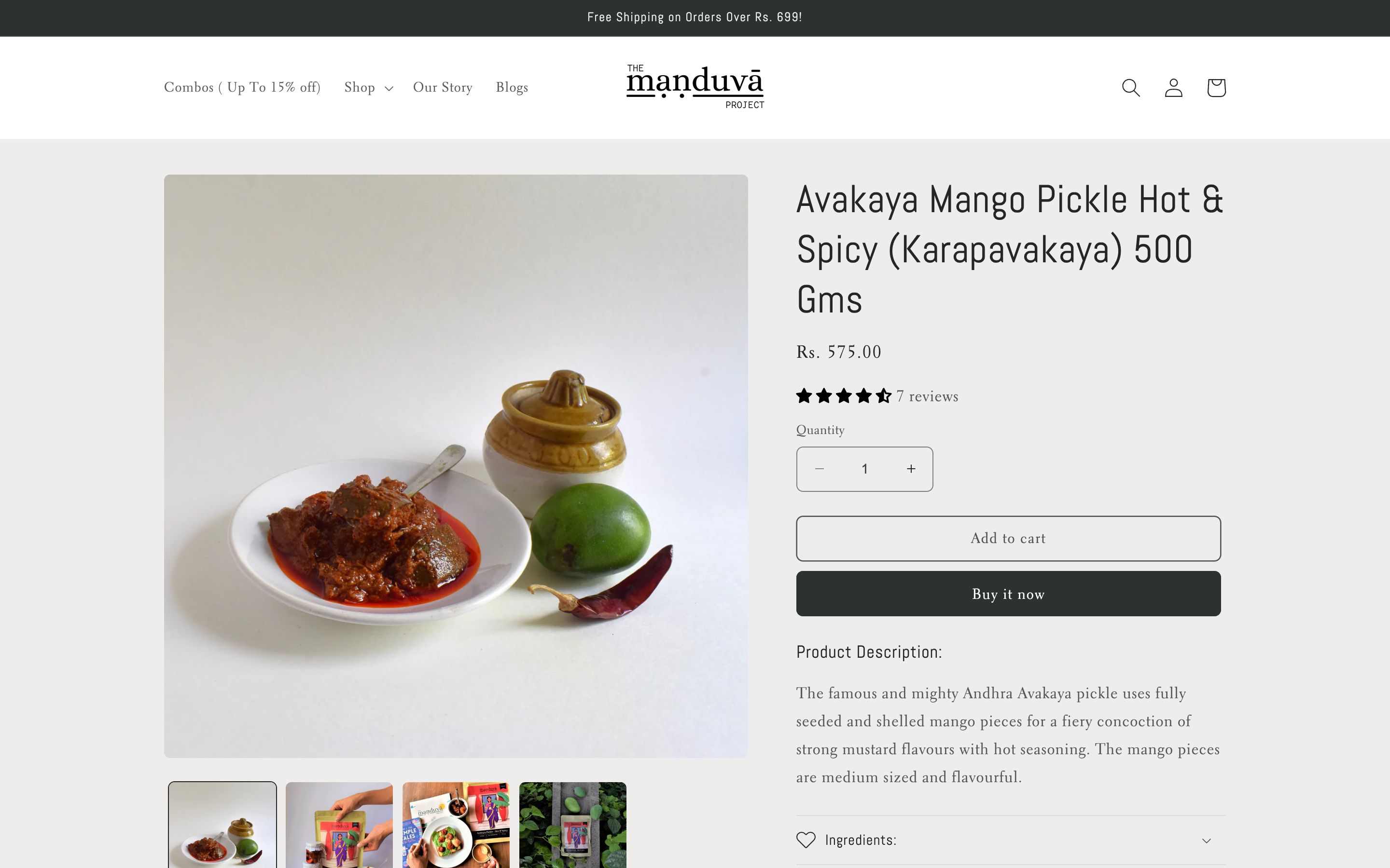 Digital Marketing + Website for The Manduva Project screenshot 2