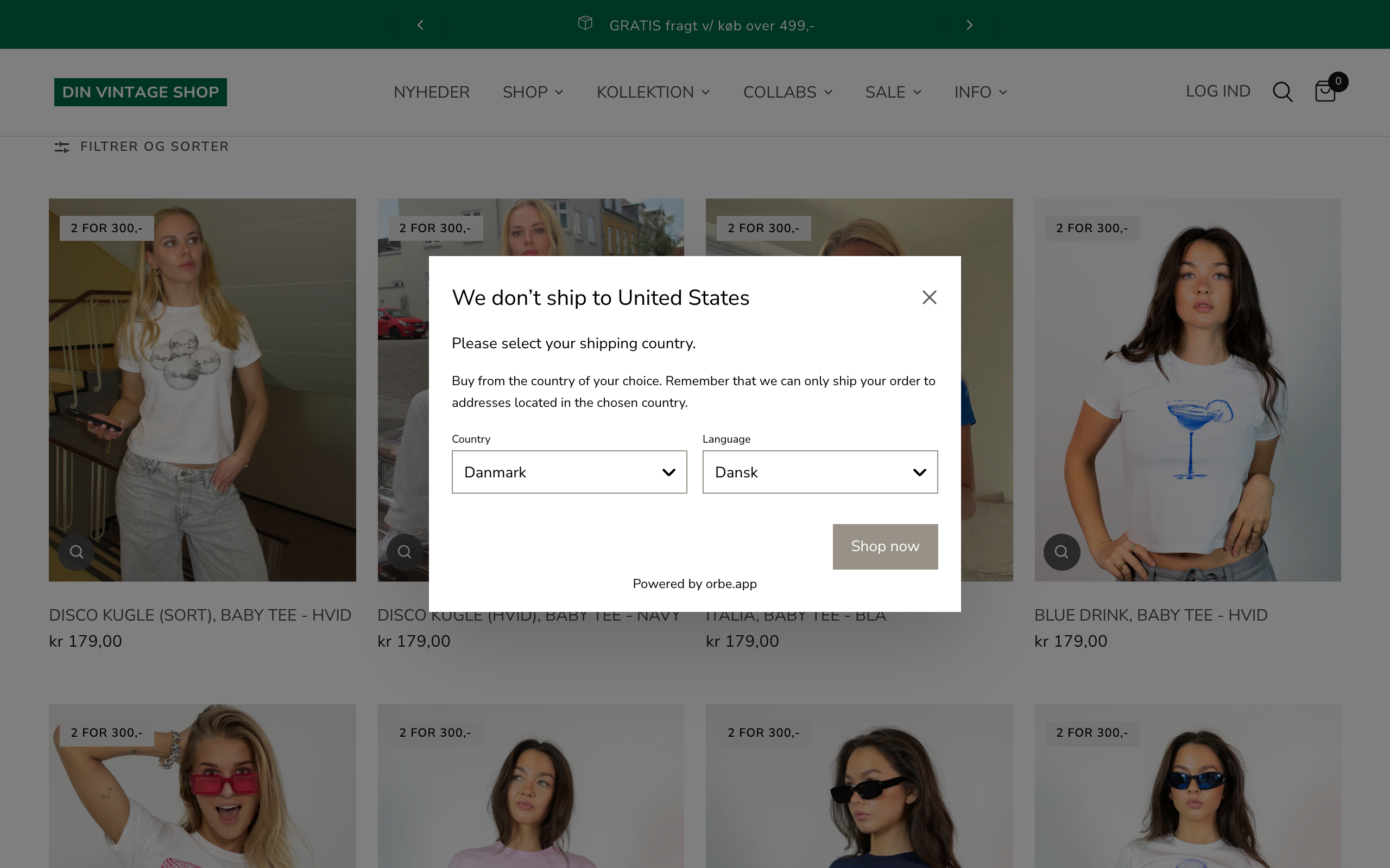 DinVintageShop: New storefront & upgrading to Shopify Plus+ screenshot 2