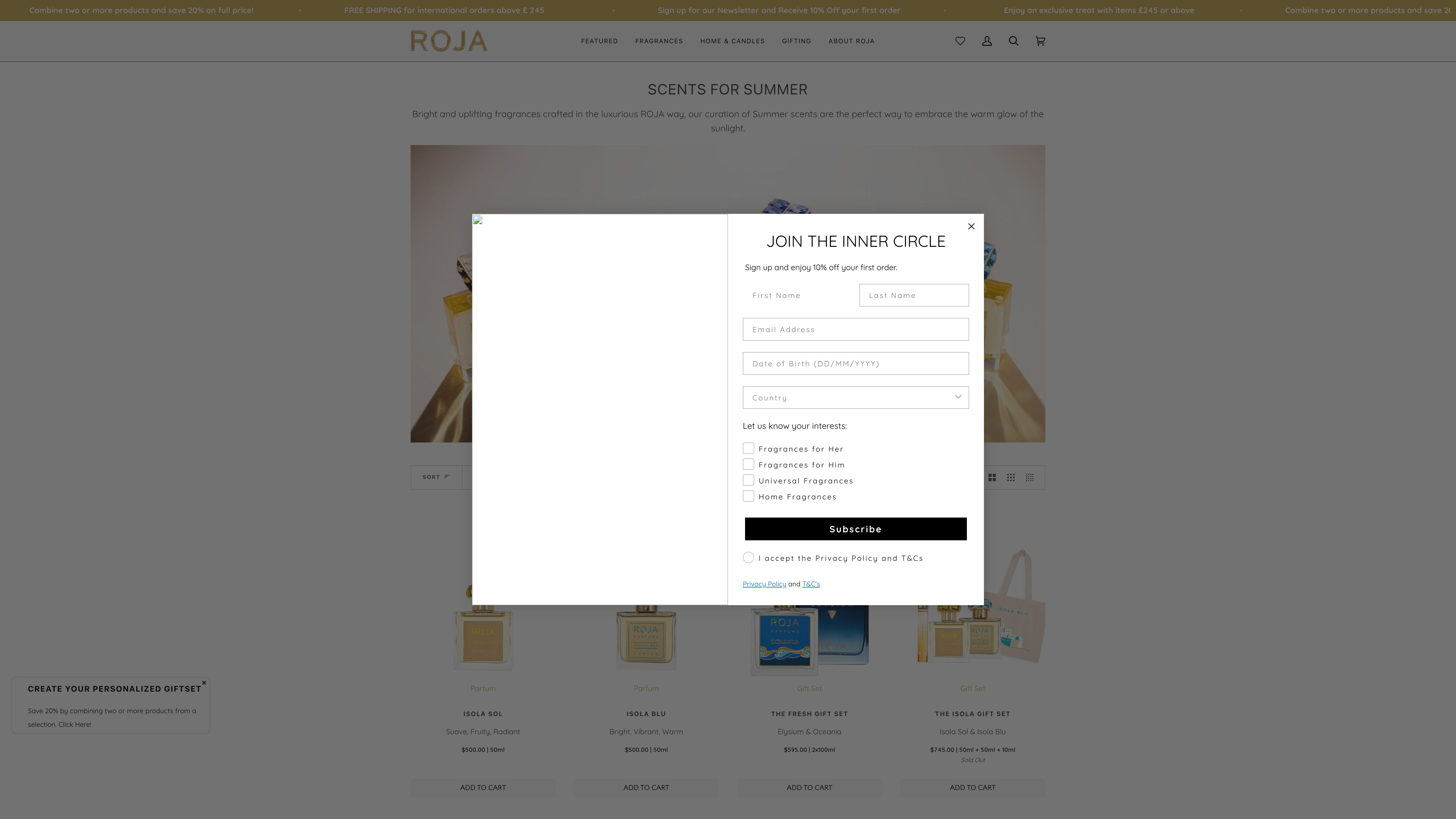 Store Redesign for ROJA PAFUMES screenshot 4