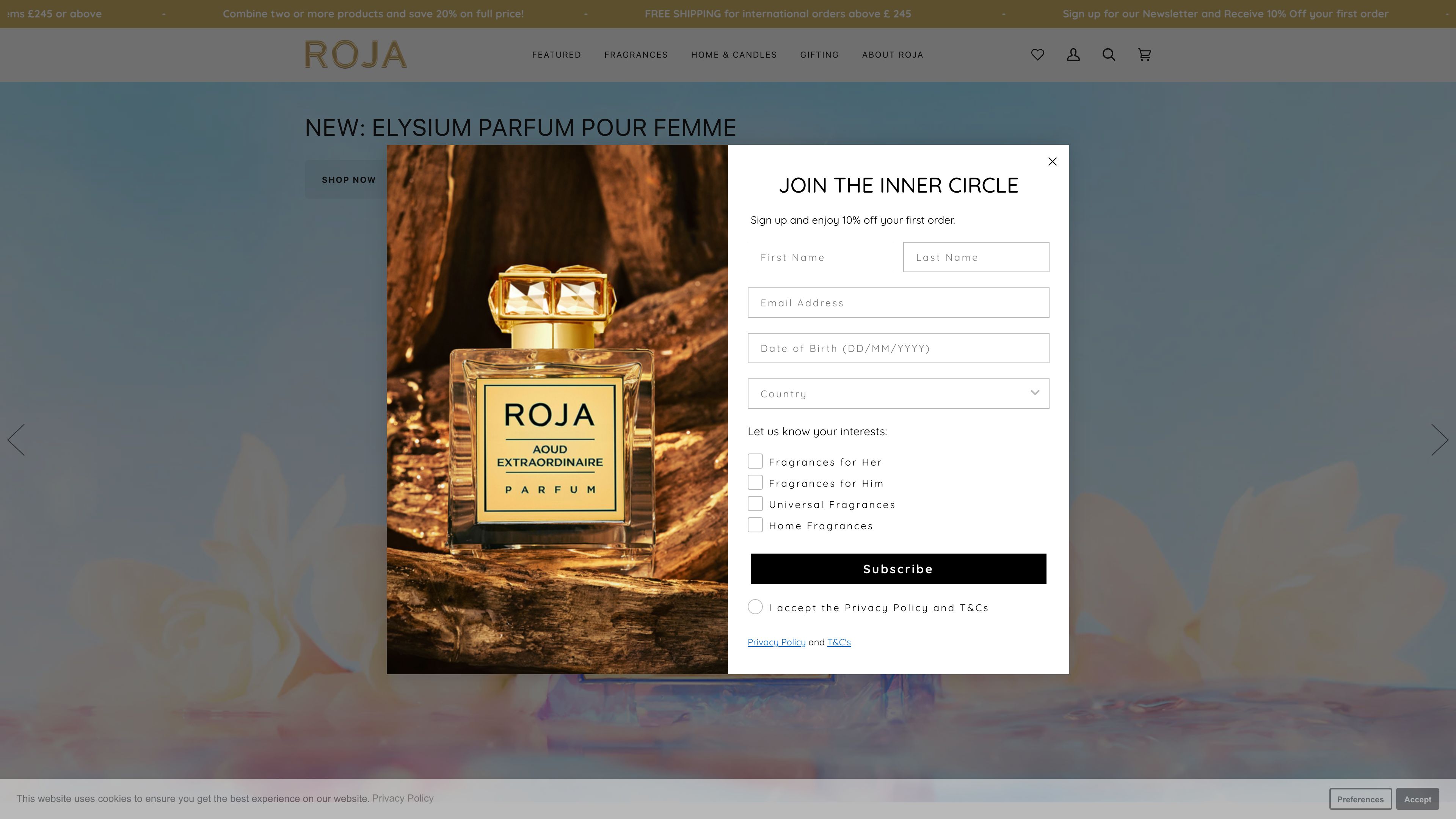 Store Redesign for ROJA PAFUMES screenshot 5