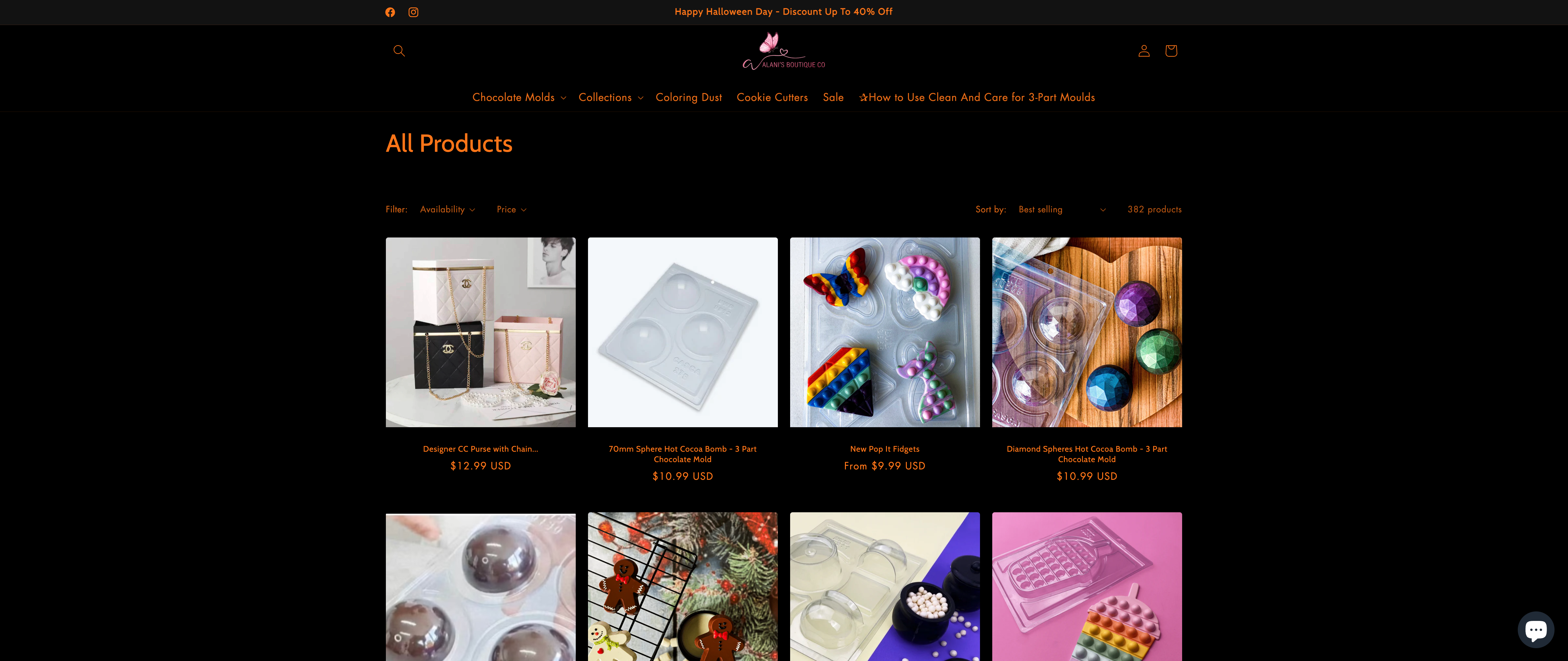 ALANI'S BOUTIQUE .CO screenshot 2