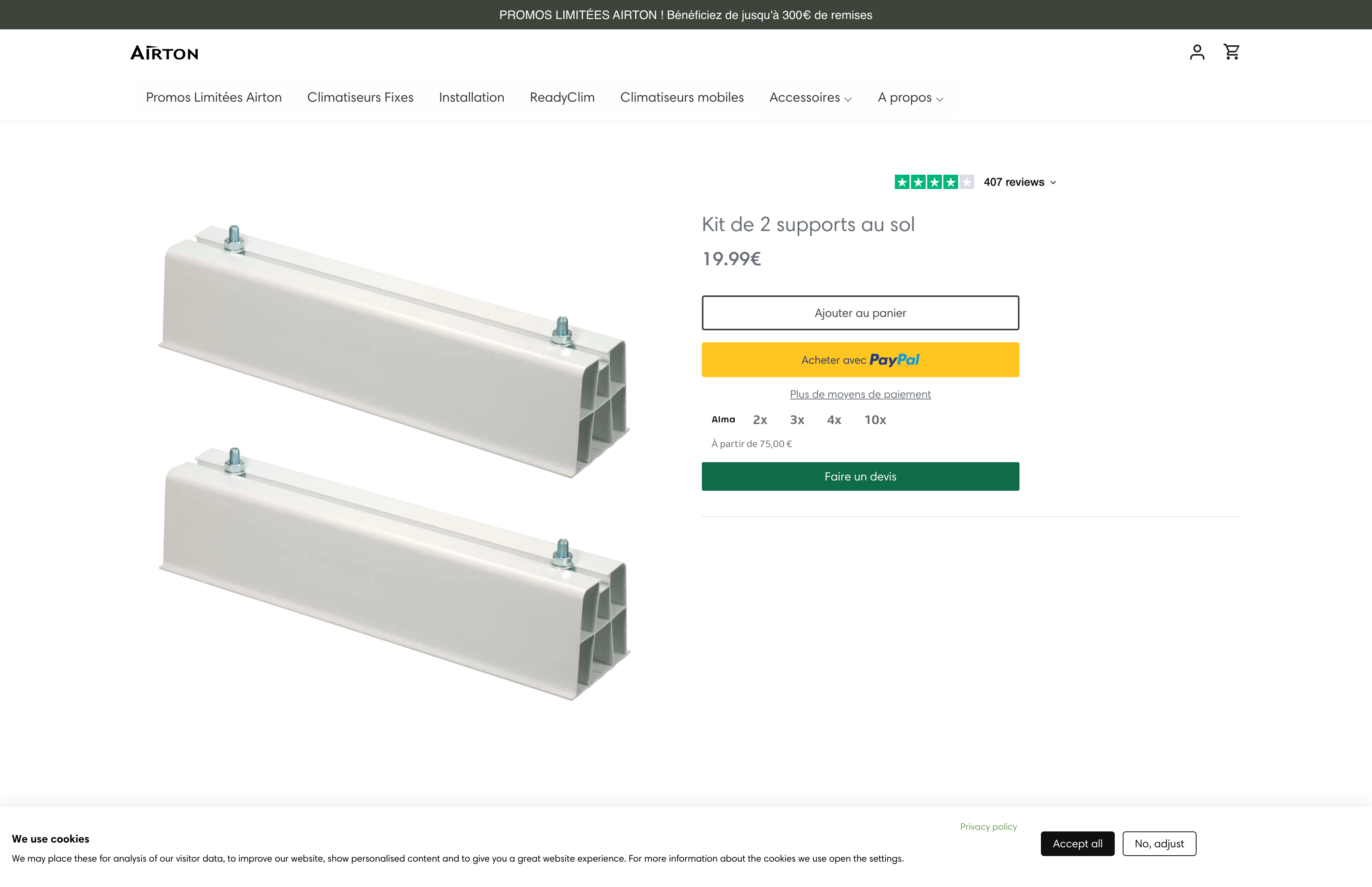 Airton - Climatiseurs n°1 en France screenshot 2