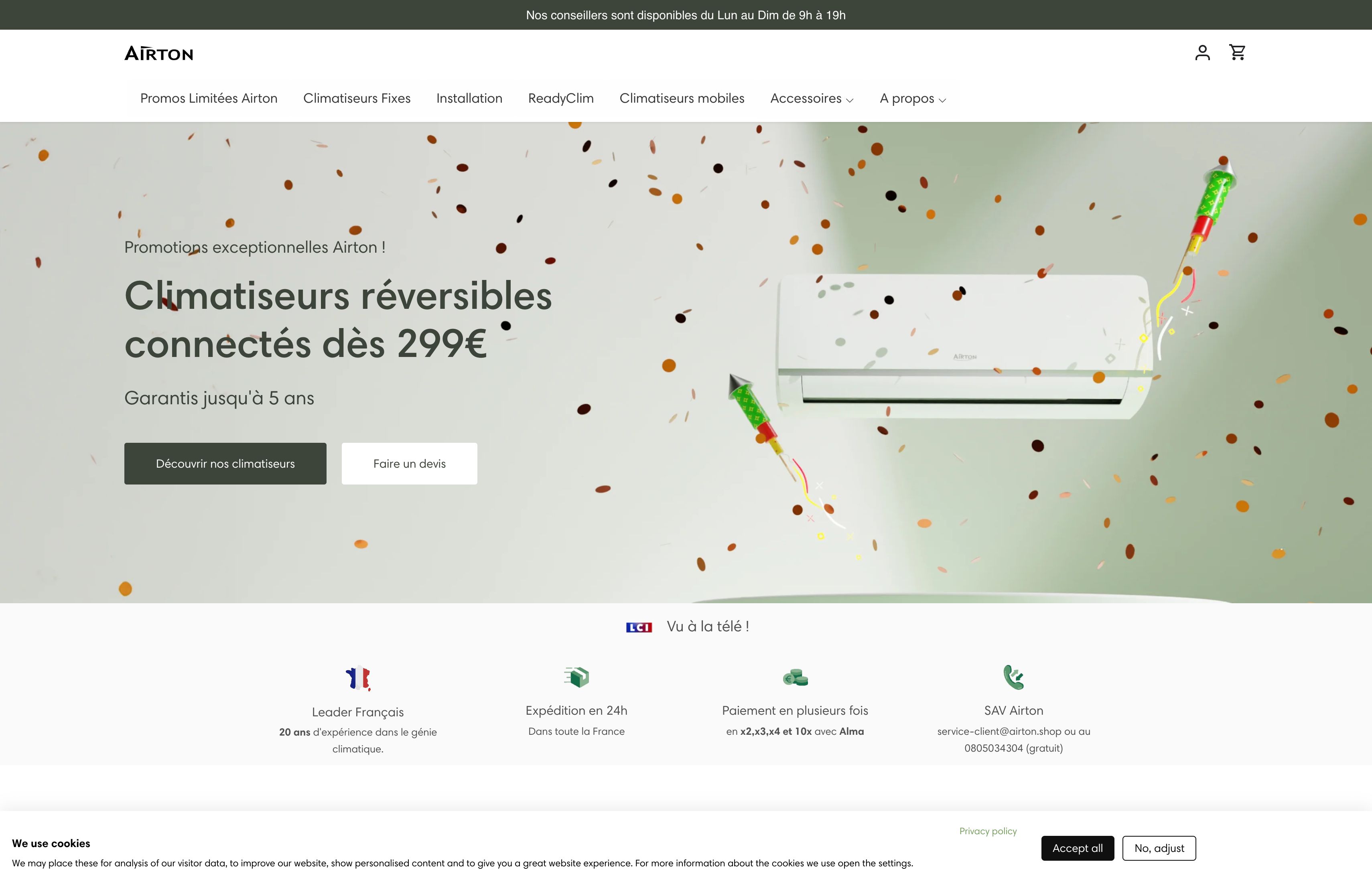 Airton - Climatiseurs n°1 en France screenshot 5