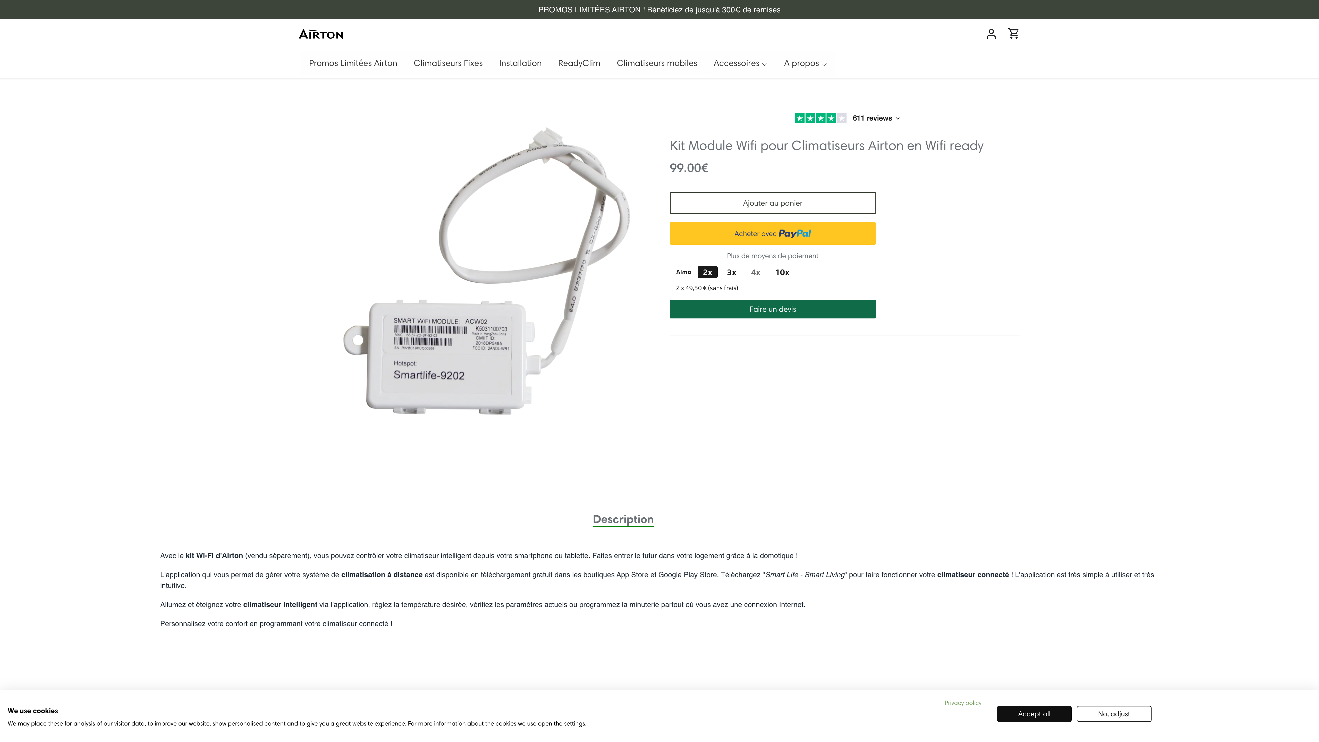 Airton - Climatiseurs n°1 en France screenshot 3