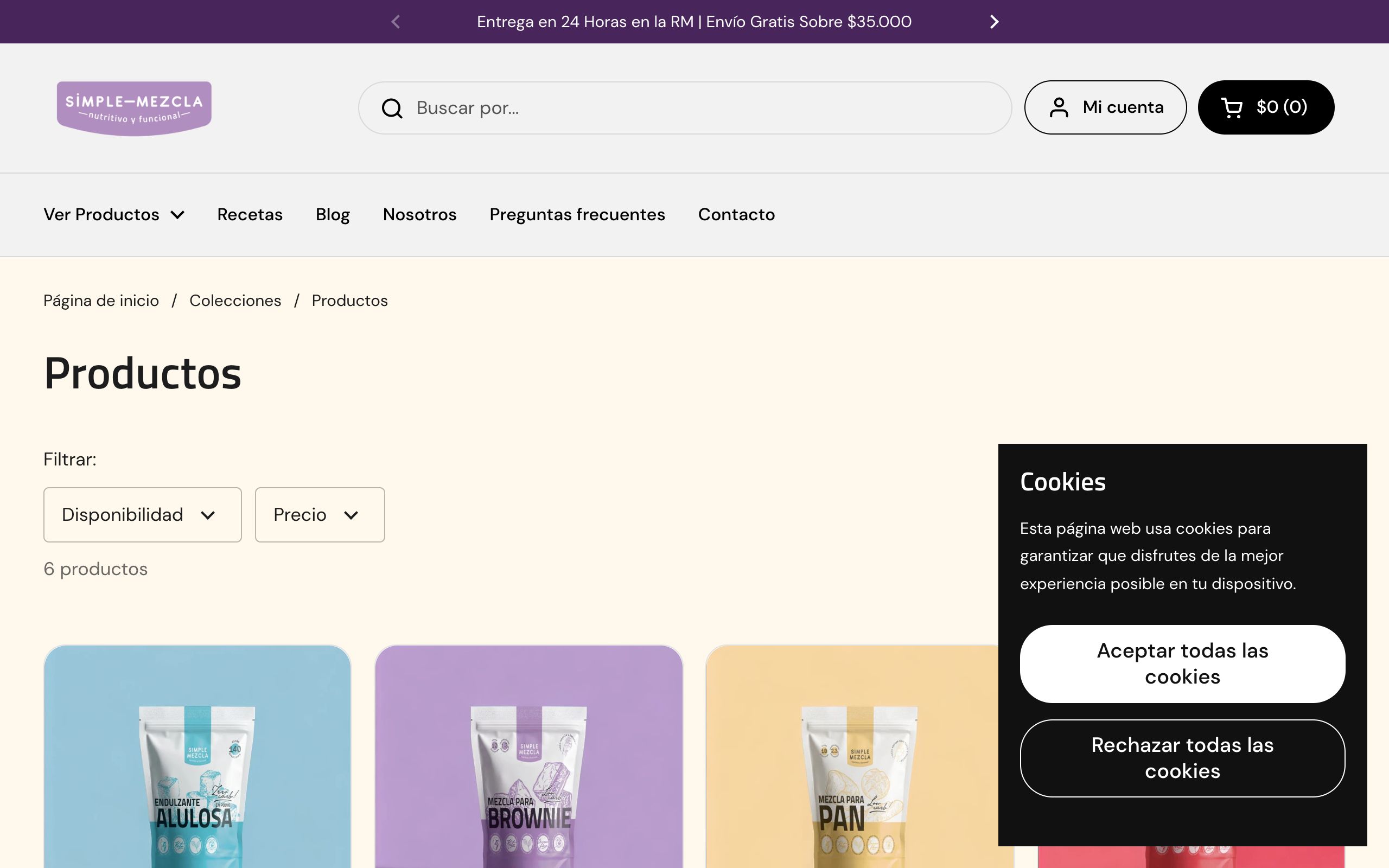 Simple Mezcla screenshot