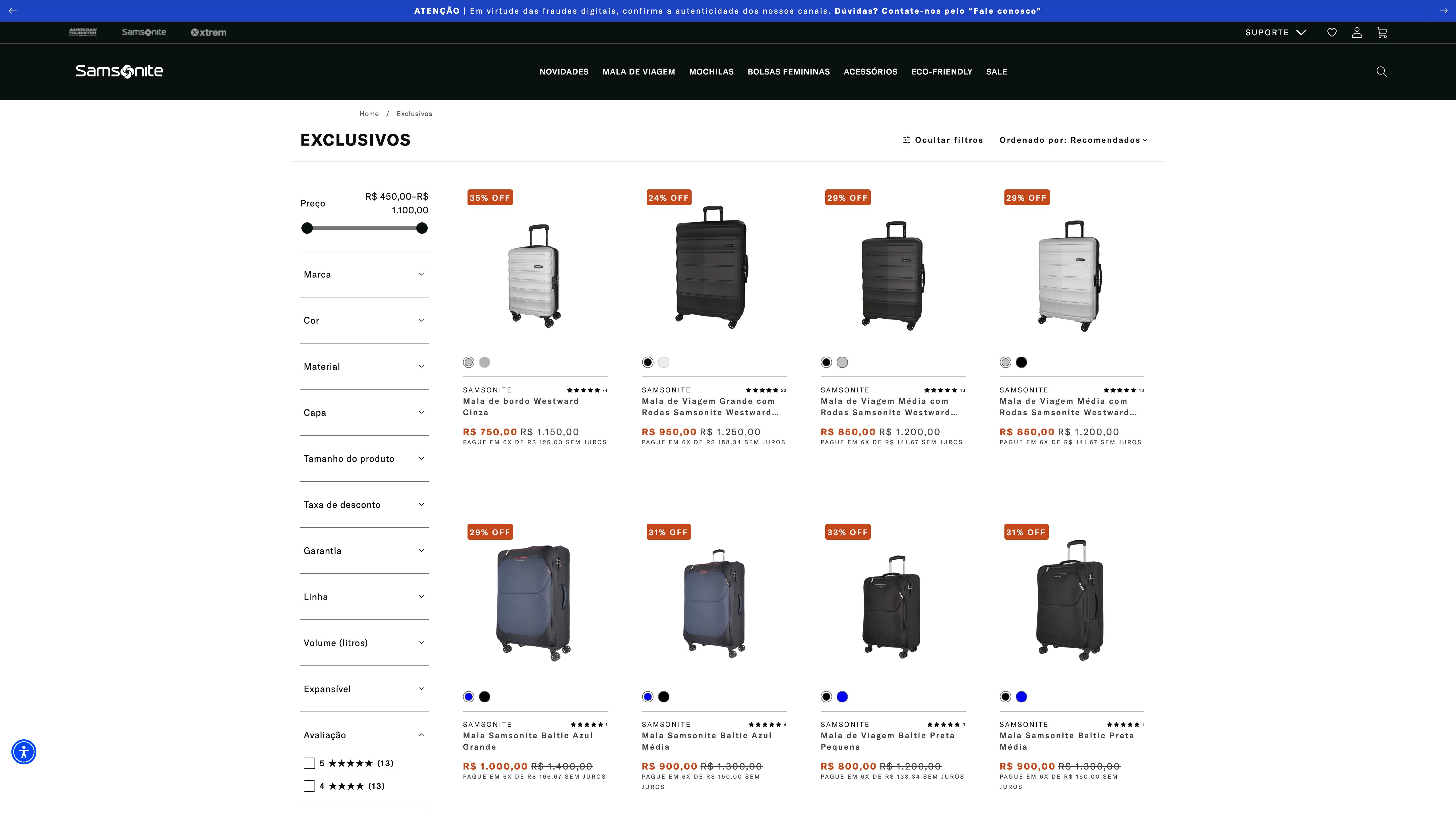 Samsonite screenshot 4