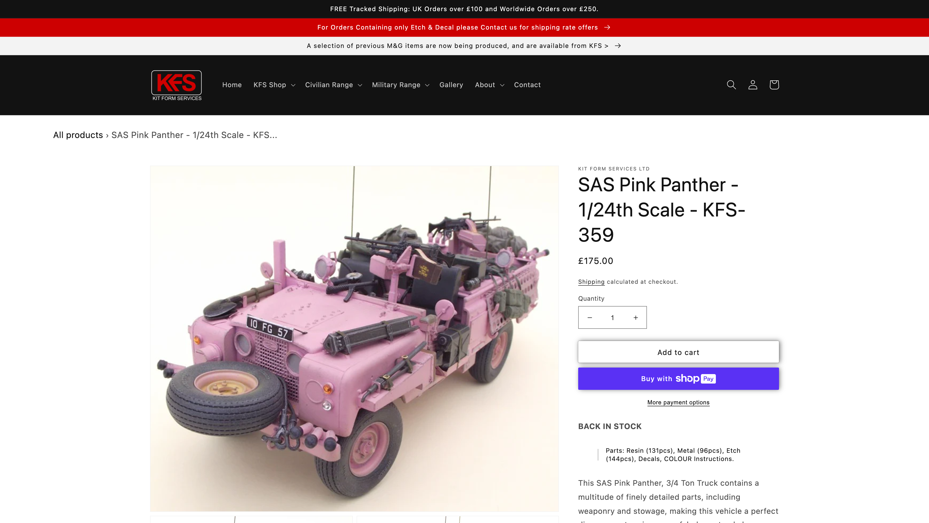 Store Setup and Configuration - Kit Form Services Ltd screenshot 5