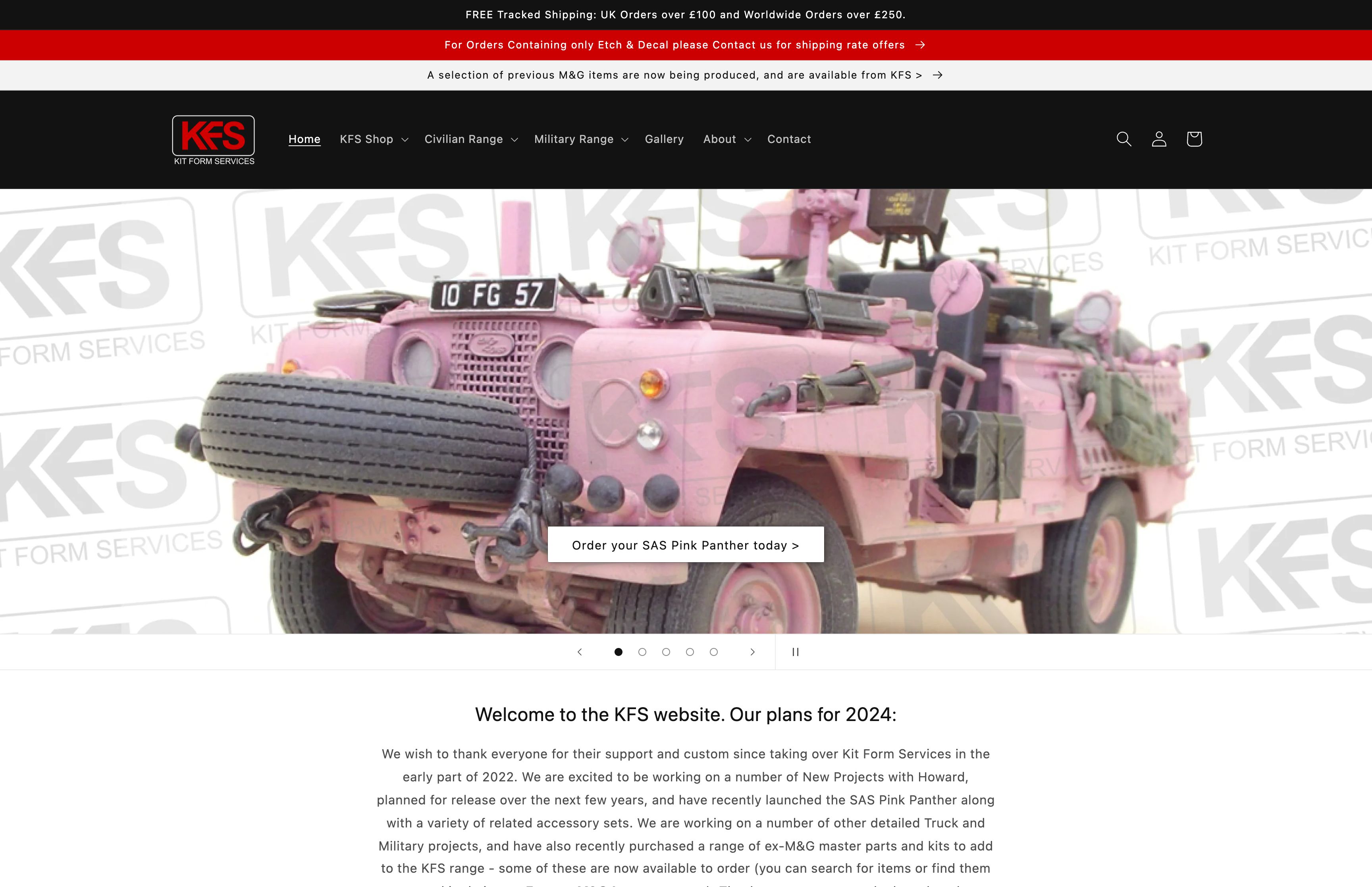 Online Store Setup and Configuration for Kit Form Services Ltd