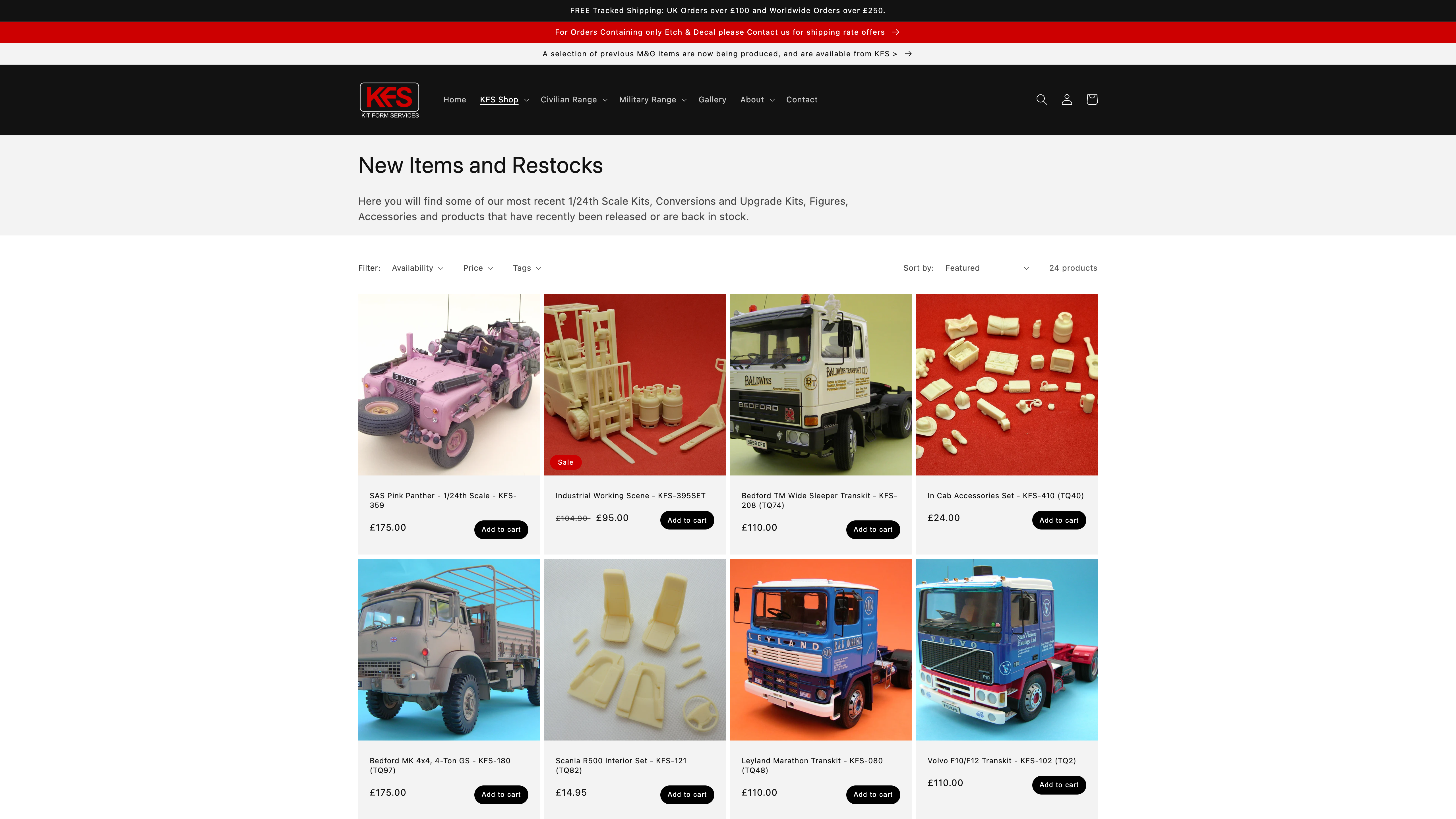 Store Setup and Configuration - Kit Form Services Ltd screenshot 3