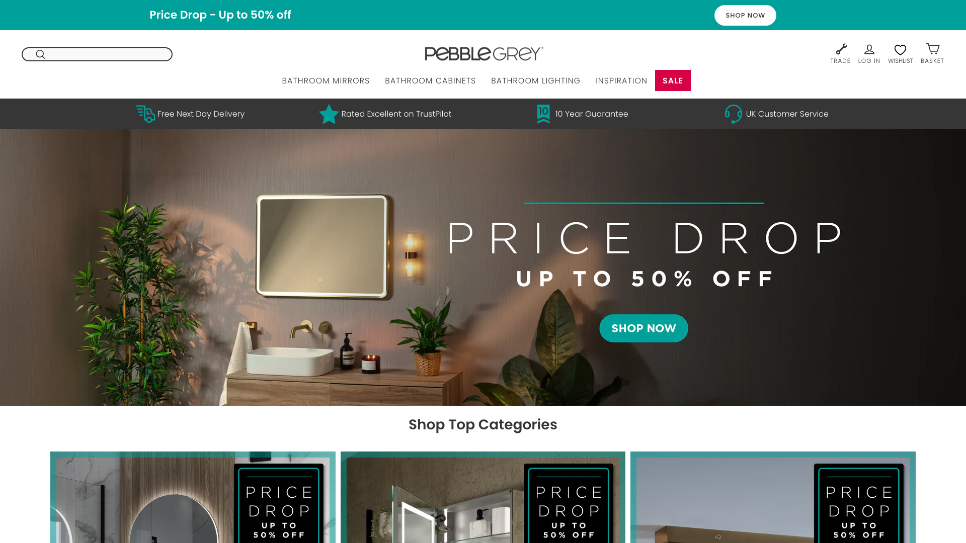 Shopify Plus Enhancements for Lighting Brand Pebble Grey