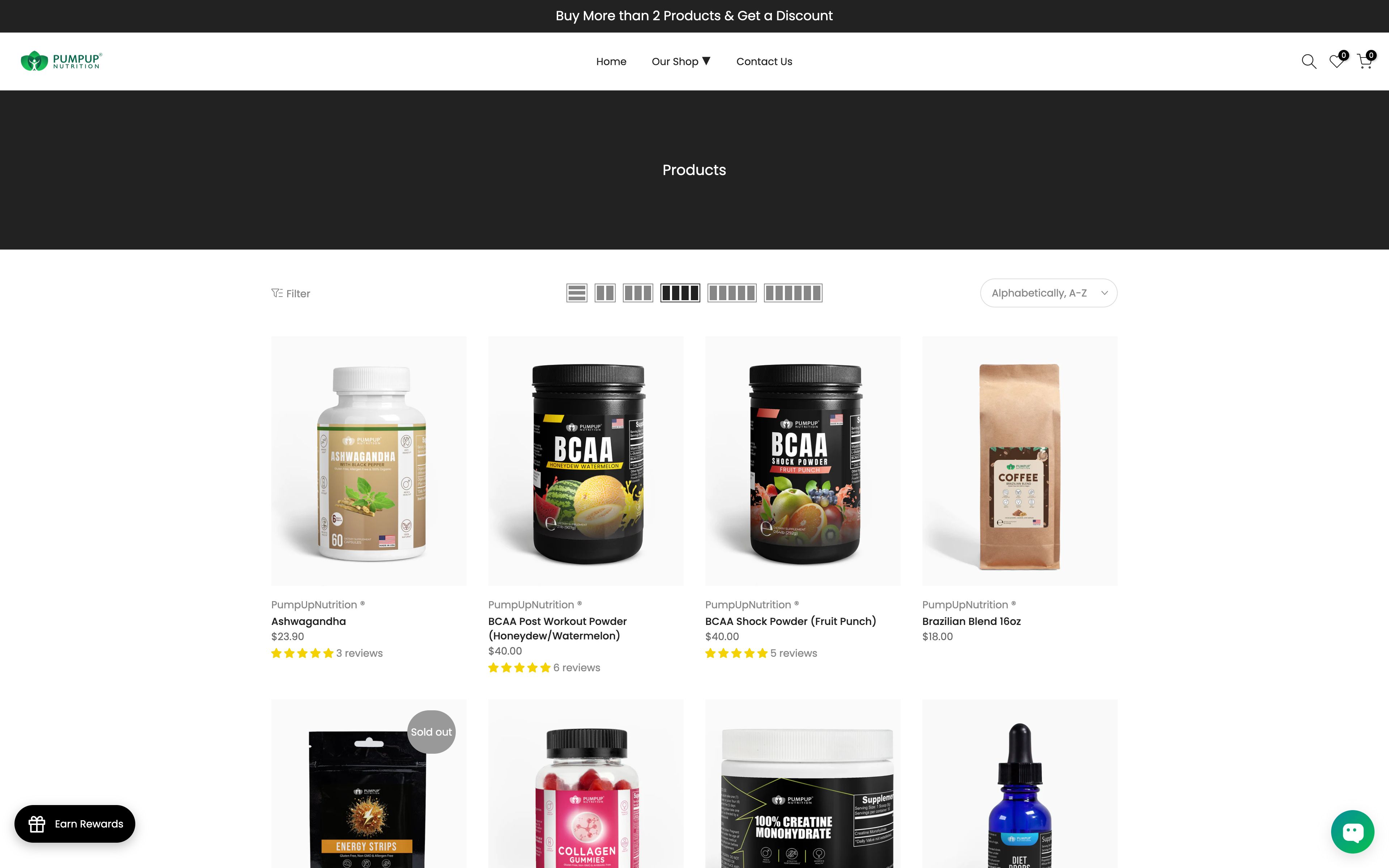 PumpUp Nutrition screenshot