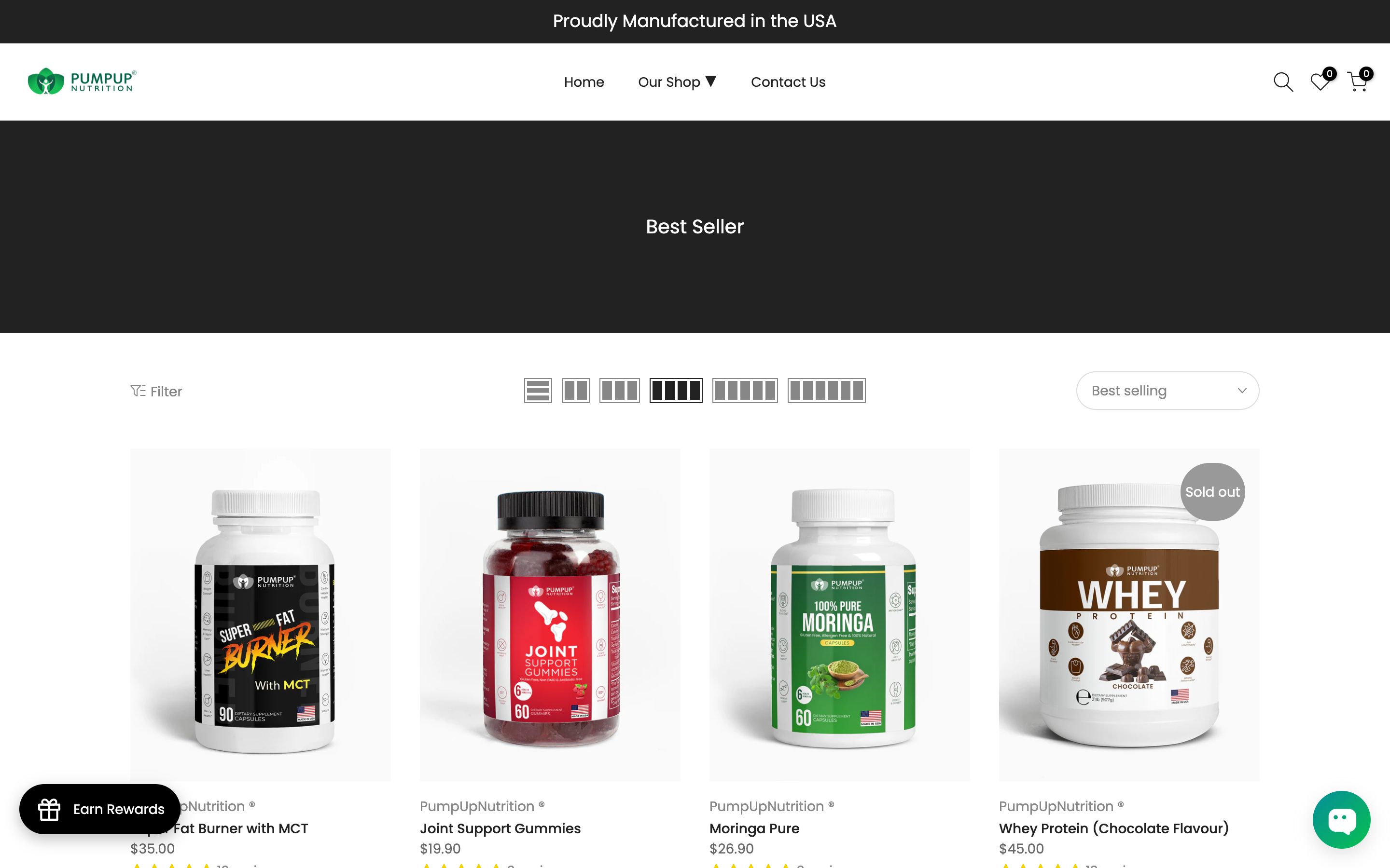 PumpUp Nutrition screenshot 2