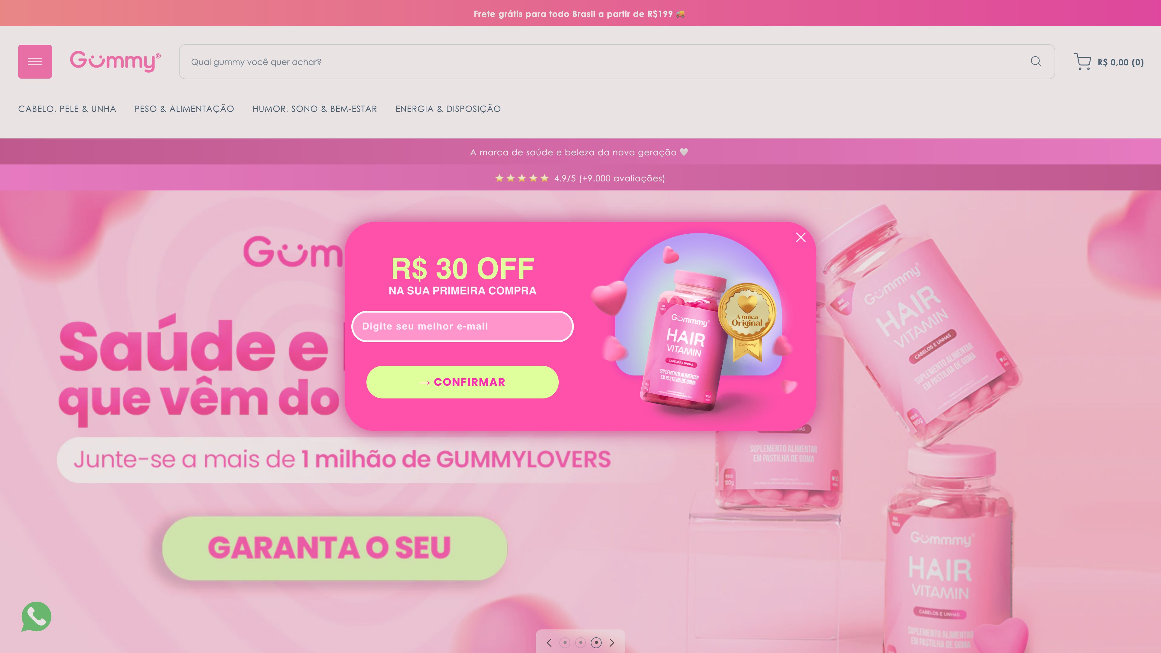 Custom Store Design and Development for Gummy Hair