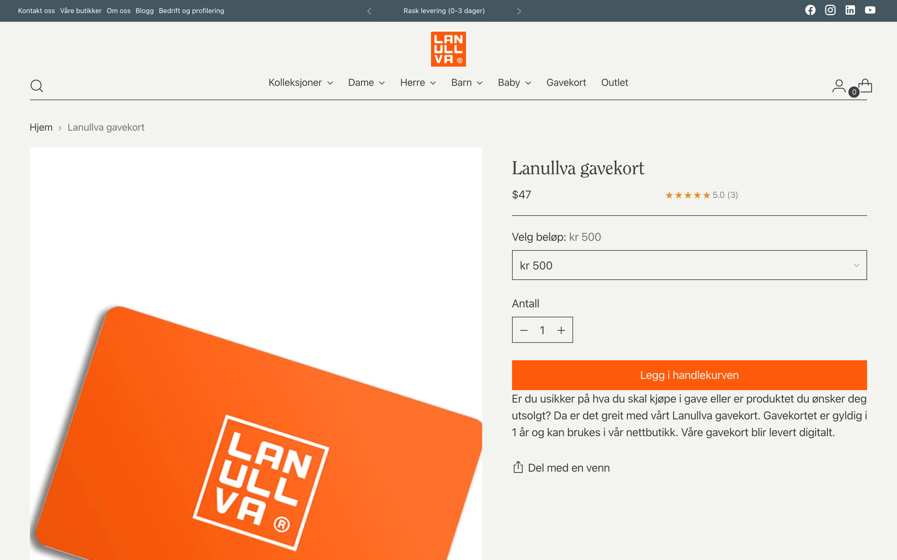 Lanullva.no screenshot 4